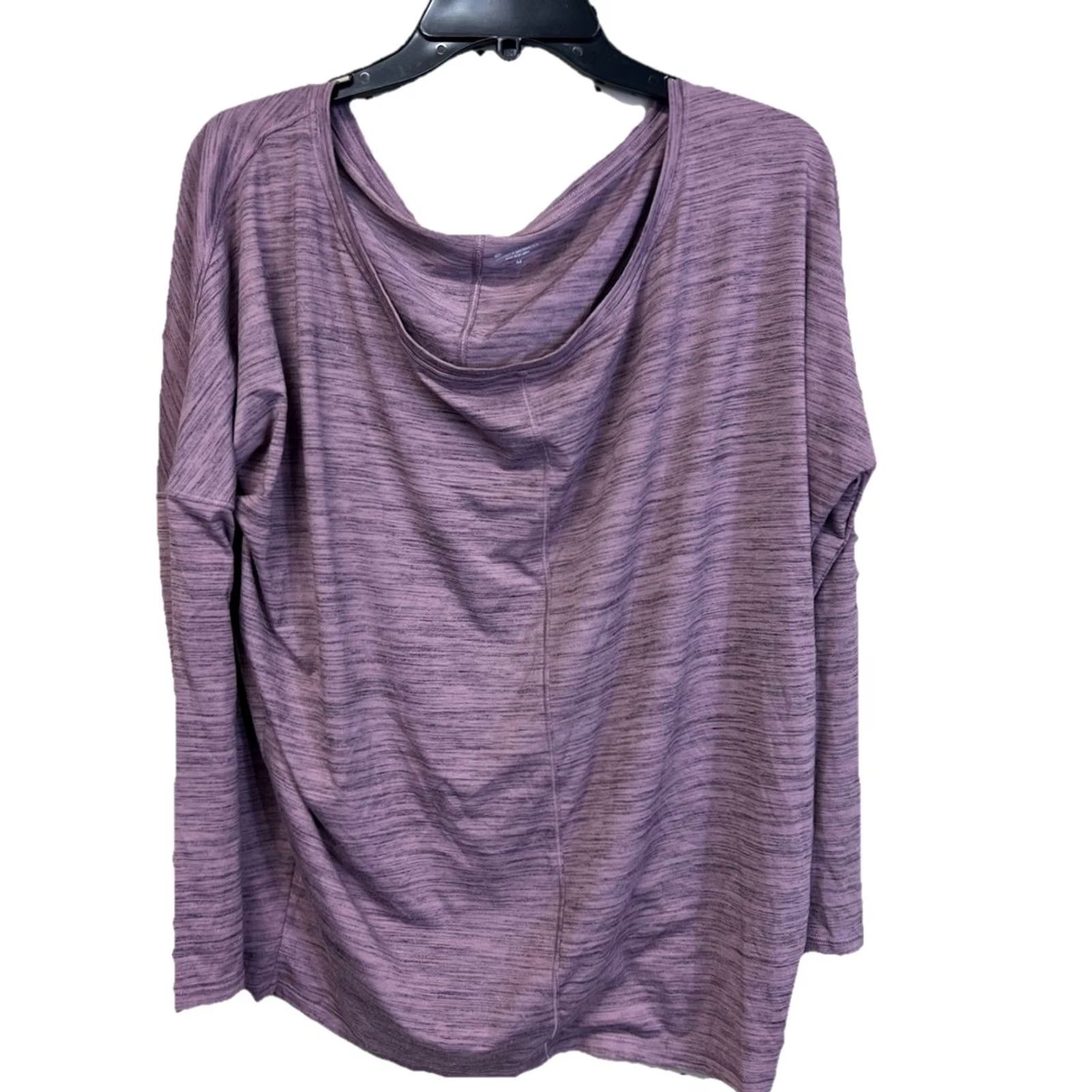 Athleta Athleta Womens Long Sleeve T-Shirt Purple Heather Drape Back Asana Lounge M Womens Size M / US 6-8 / IT 42-44 - 4 Thumbnail
