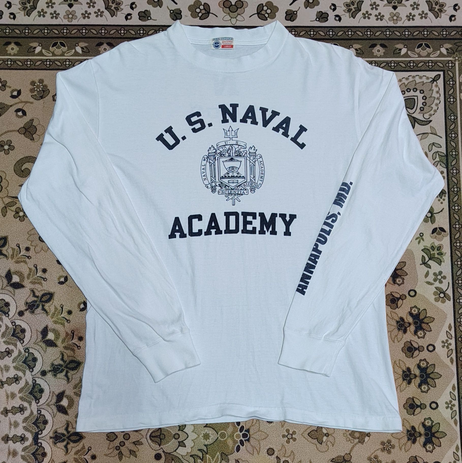 Buzz Rickson's Vintage Buzz Rickson US NAVAL ACADEMY LS tee Size US L / EU 52-54 / 3 - 1 Thumbnail