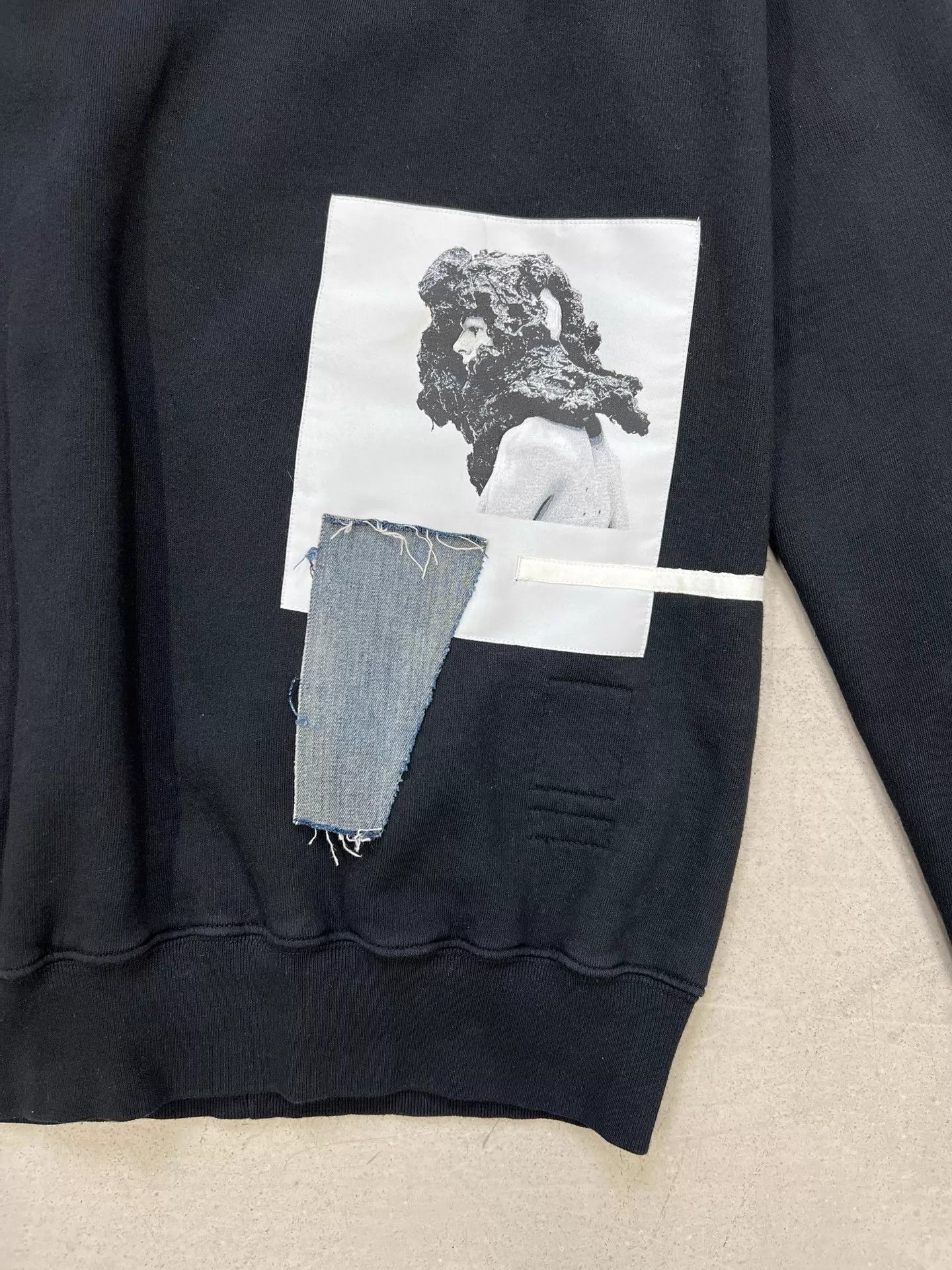 Rick Owens Rick Owens Drkshdw 17SS Graphic Hoodie Slim Fit M Size US M / EU 48-50 / 2 - 2 Thumbnail