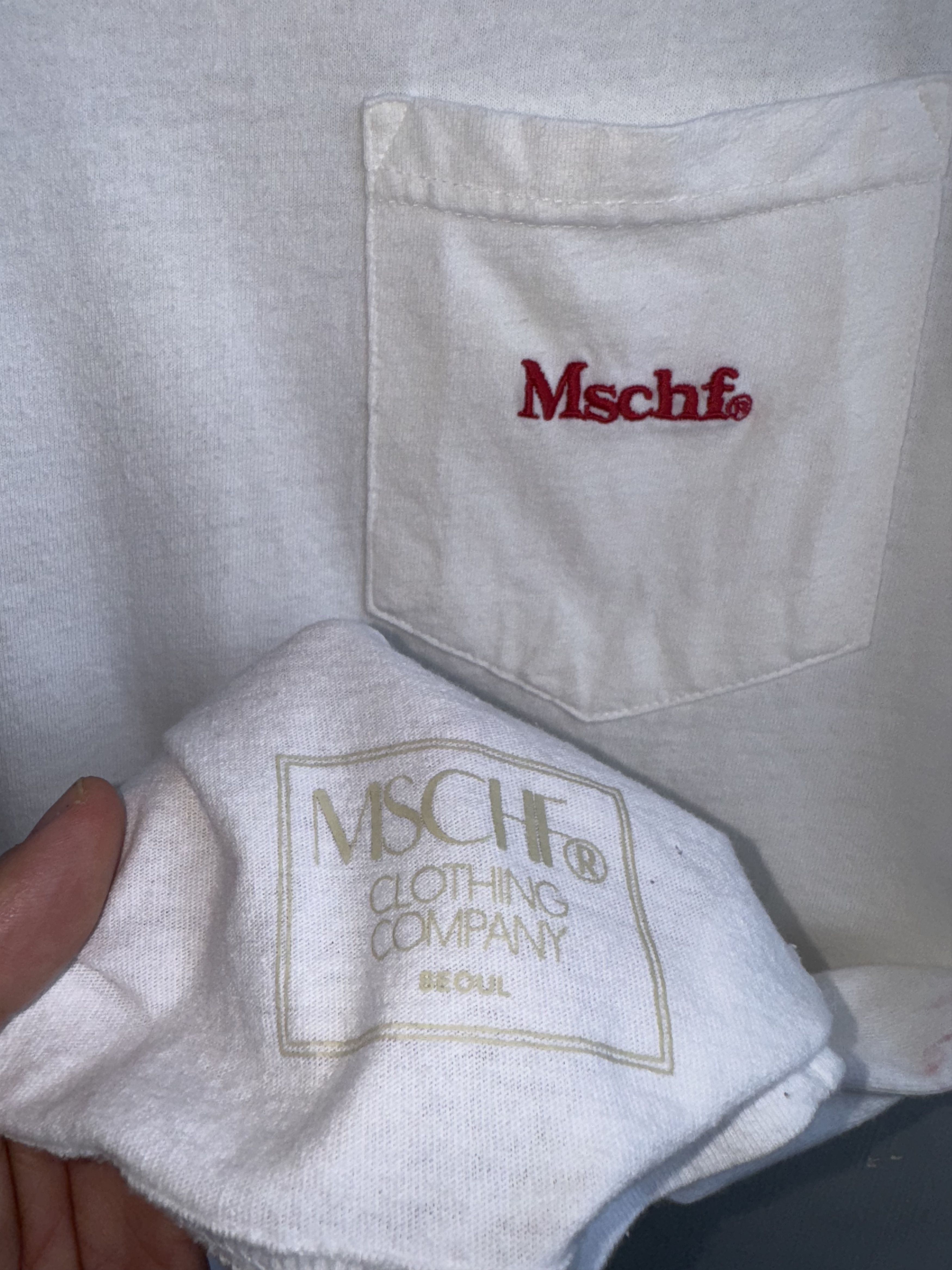 MSCHF MSCHF Single Pocket Shirt Size US L / EU 52-54 / 3 - 7 Thumbnail