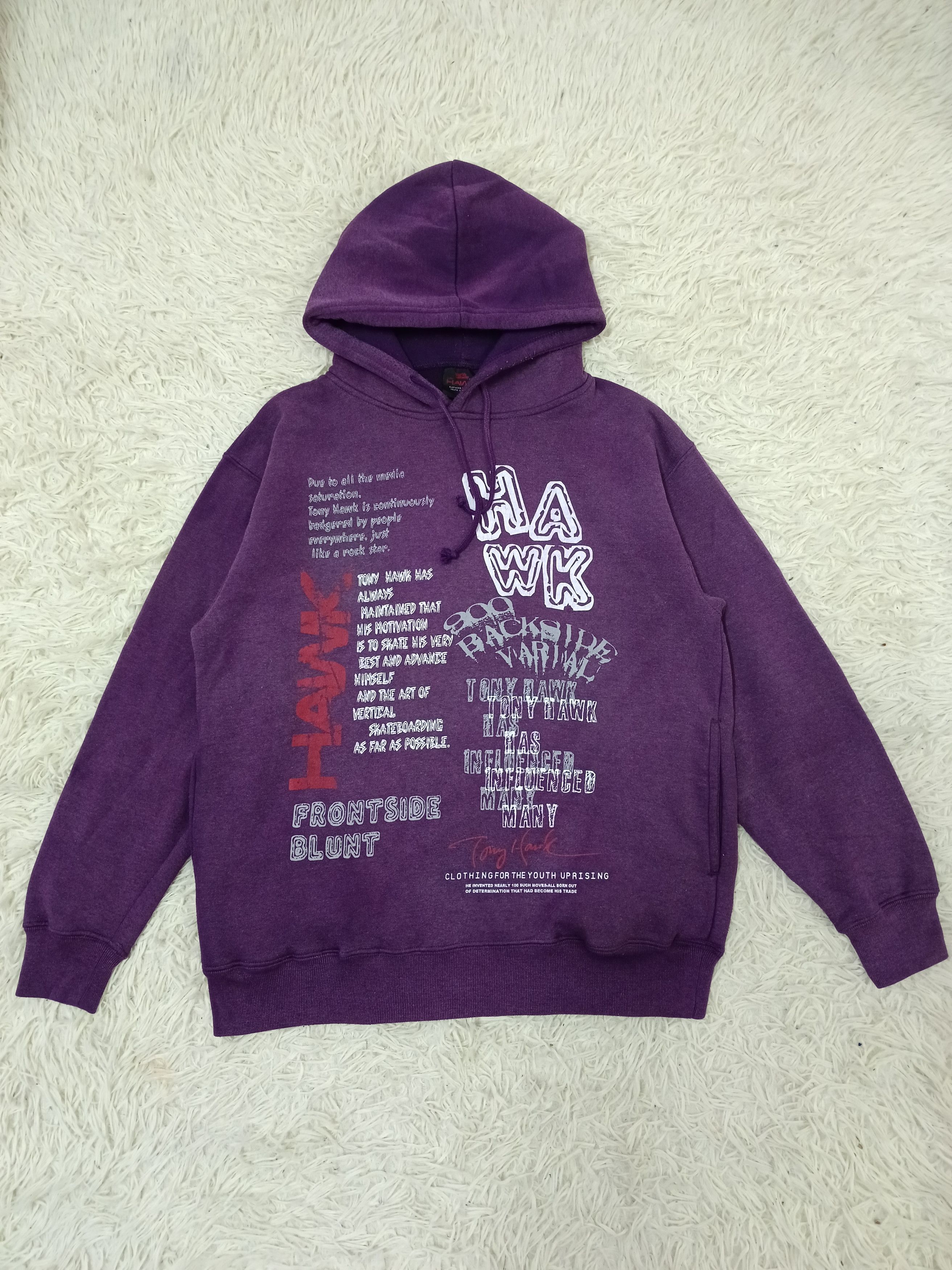 Tony Hawk 90s TONY HAWK PURPLE SUN FADE PULL OVER Size US M / EU 48-50 / 2 - 4 Thumbnail