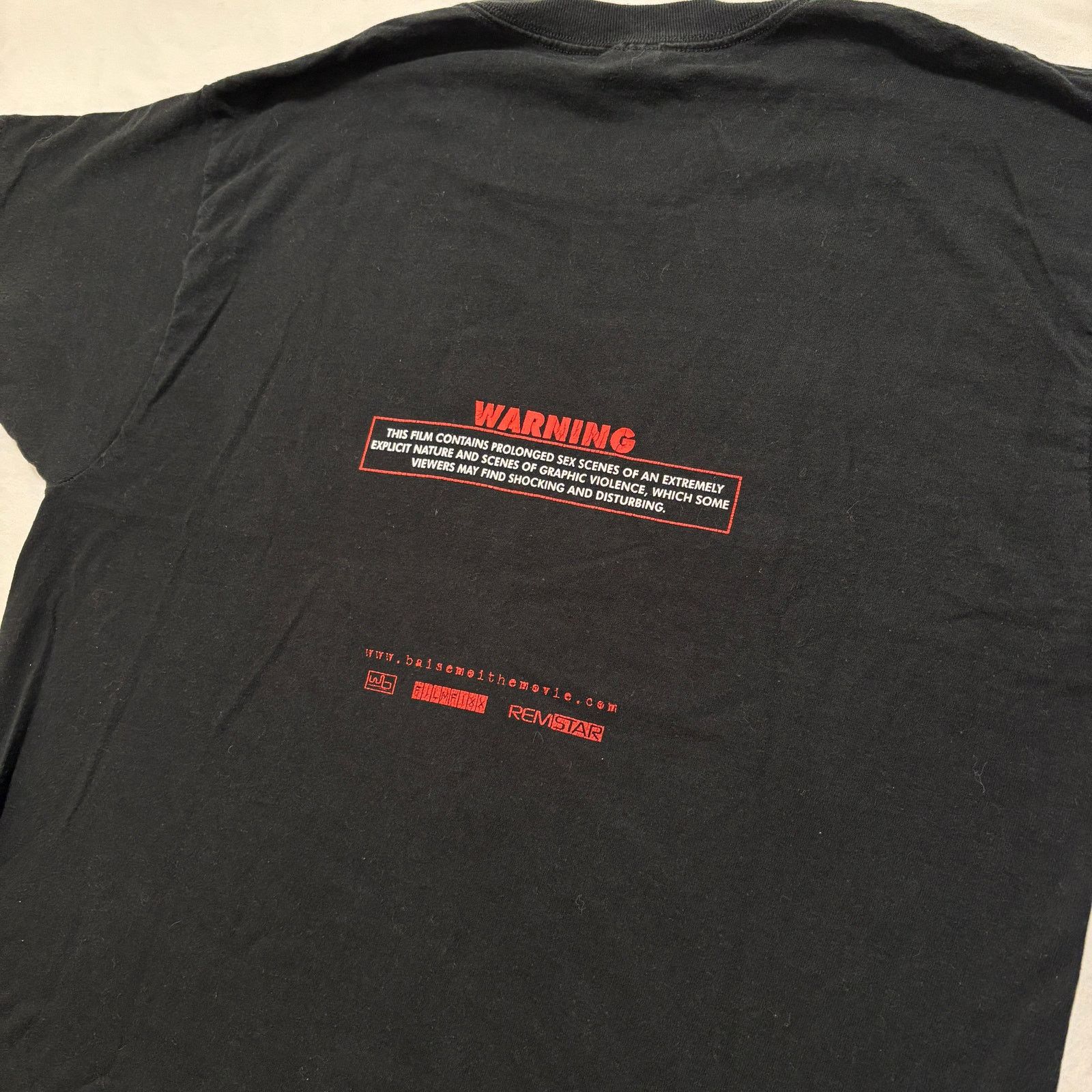 Fruit Of The Loom 2001 Base Moi Movie Promo Short Sleeve T-Shirt Black L Size US L / EU 52-54 / 3 - 5 Thumbnail
