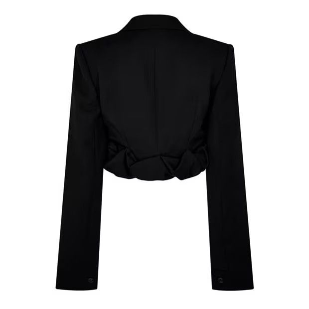 Jacquemus o1g2r1mq1024 Blazer in Black Size M / US 6-8 / IT 42-44 - 2 Thumbnail
