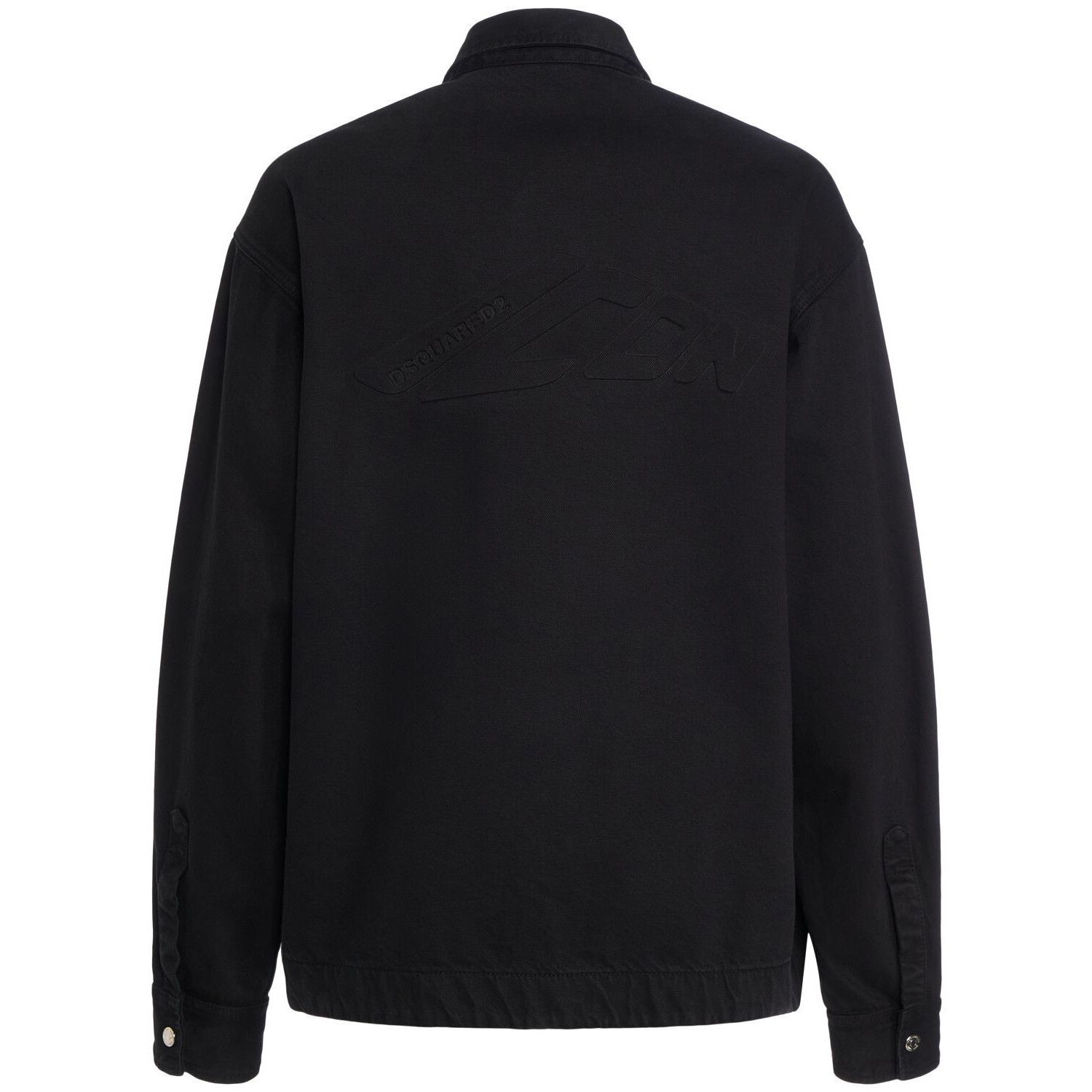 Dsquared2 DSQUARED2 Men's Black Coach Jacket New & Authentic (Men's si Size US XL / EU 56 / 4 - 2 Thumbnail