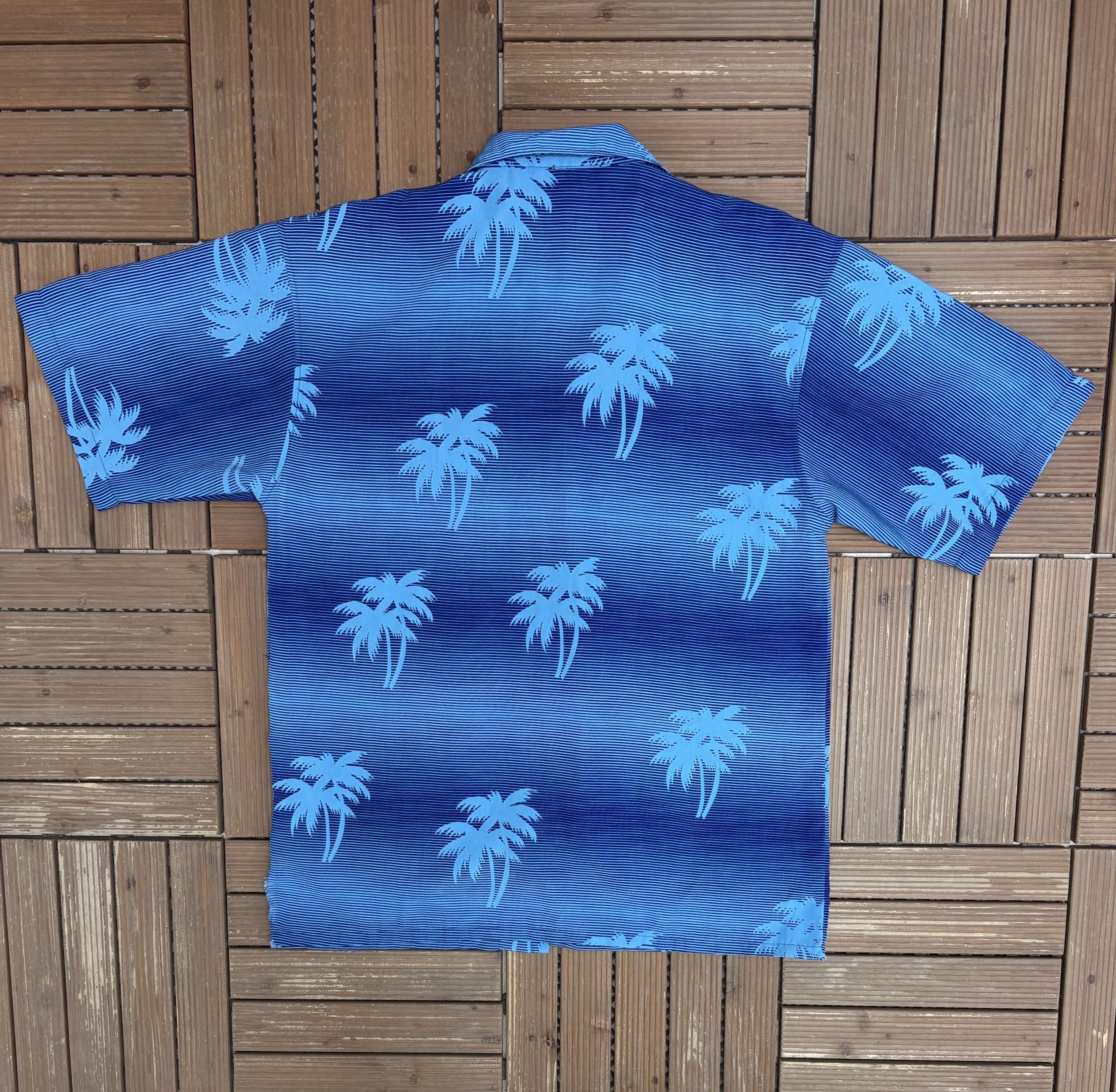 Vintage Maui Maui Palm Trees Vintage Hawaiian Button Down Shirt Size US L / EU 52-54 / 3 - 3 Thumbnail