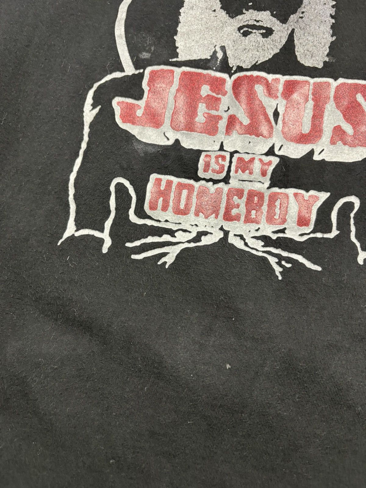 Vintage Vintage “Jesus Is My Homeboy” Tee Jesus Christ Y2K 2000s Size US M / EU 48-50 / 2 - 10 Thumbnail