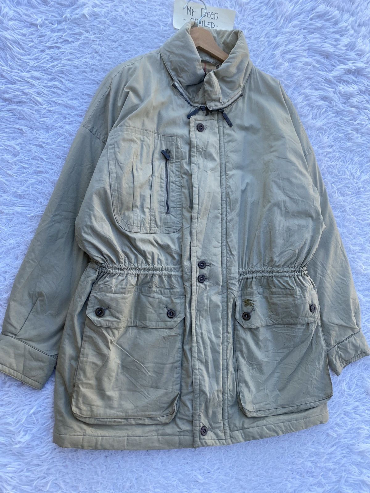 Burberry Rare Vintage 90s Burberry Parka Coat Jacket Size US L / EU 52-54 / 3 - 6 Thumbnail