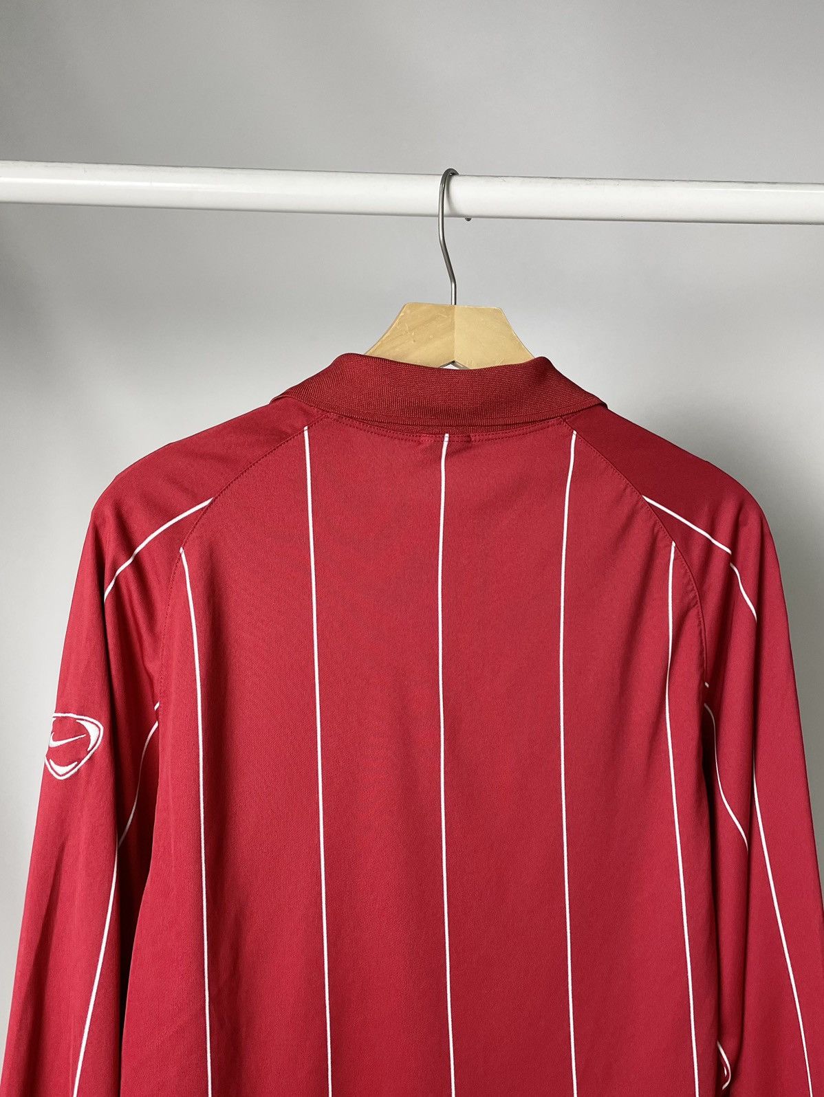Nike Nike Vintage 🍒 Striped red Jersey long sleeve tee shirt t Size US S / EU 44-46 / 1 - 7 Thumbnail