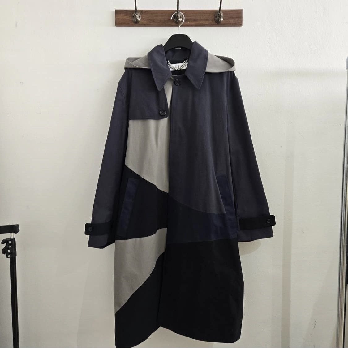 JW Anderson JW Anderson Patchwork Trench Coat Size US XXS / EU 40 - 1 Thumbnail