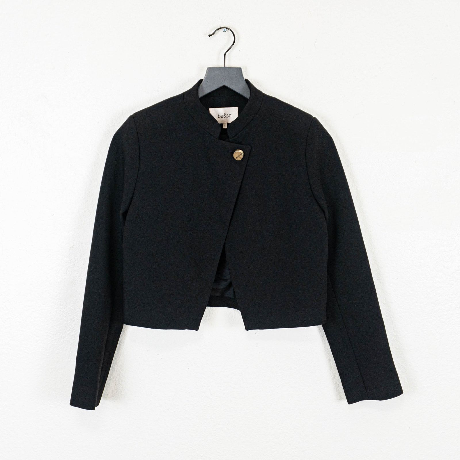 ba&sh BA&SH Chroma Jacket Short Asymmetrical in Black size Small Size S / US 4 / IT 40 - 7 Thumbnail