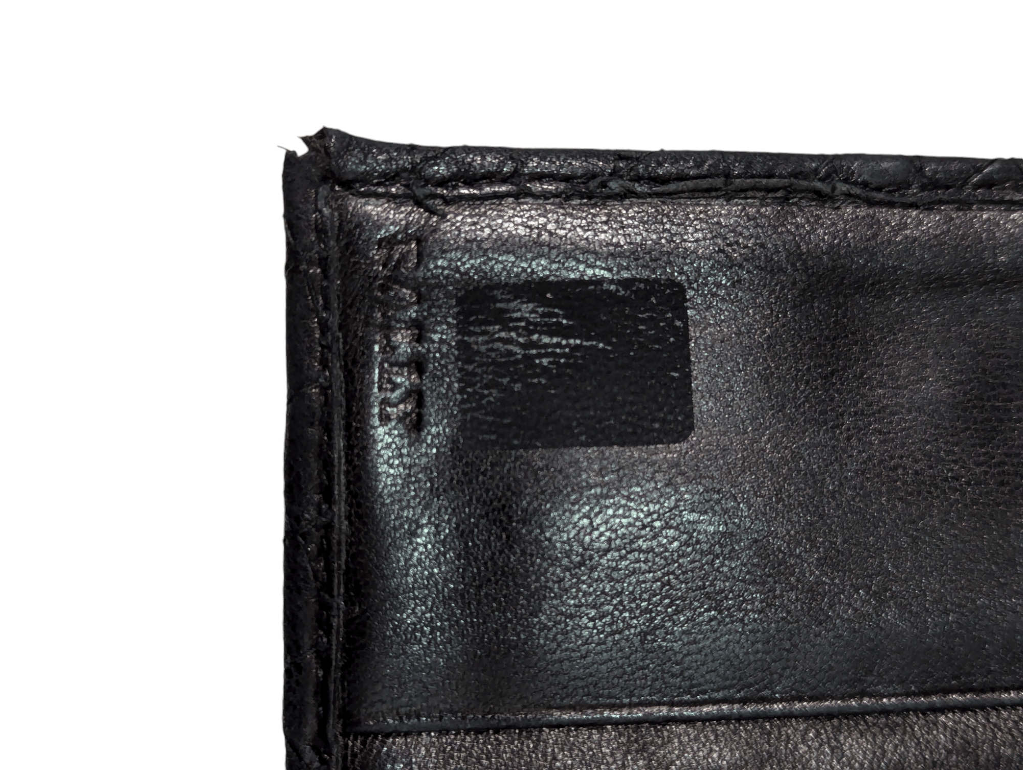 THRASHED BALLY QUILTED WALLET PURSE