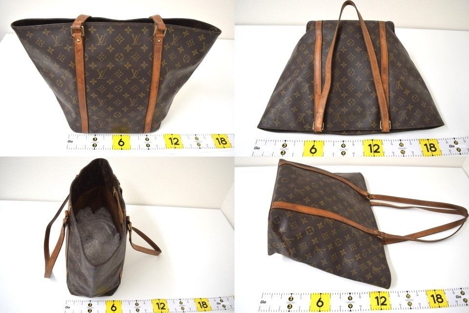 Louis Vuitton LV Sac Shopping Tote Bag Monogram Canvas M51108 Size ONE SIZE - 6 Thumbnail