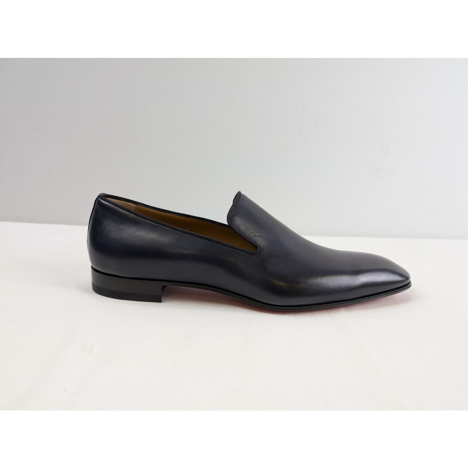 Christian Louboutin o1rshd1 smooth calf leather Dandelion loafer Shoe Boots Navy Size US 10.5 / EU 43-44 - 4 Thumbnail
