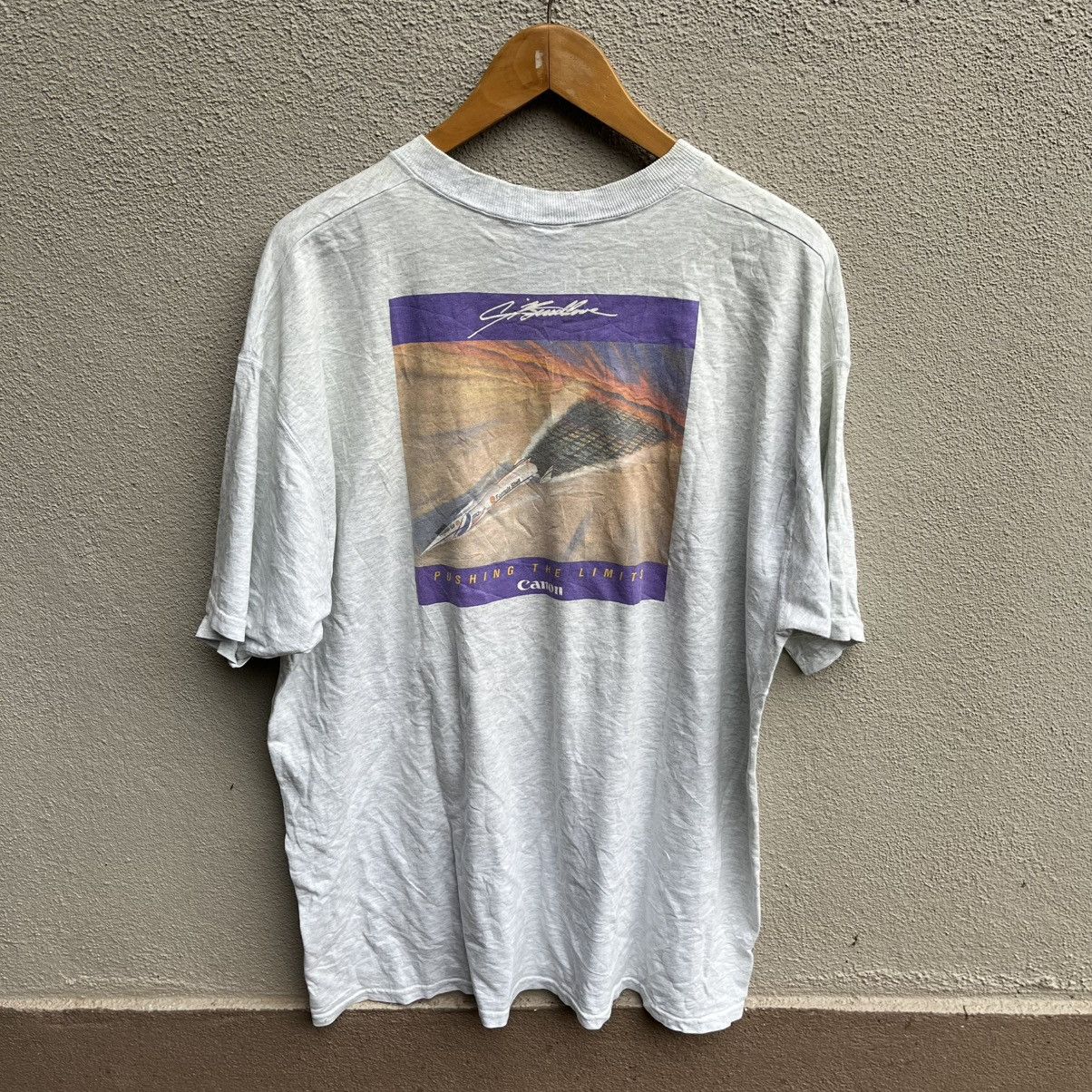 Vintage Vintage 90s CANON promo tee photograph printing Size US XL / EU 56 / 4 - 1 Thumbnail