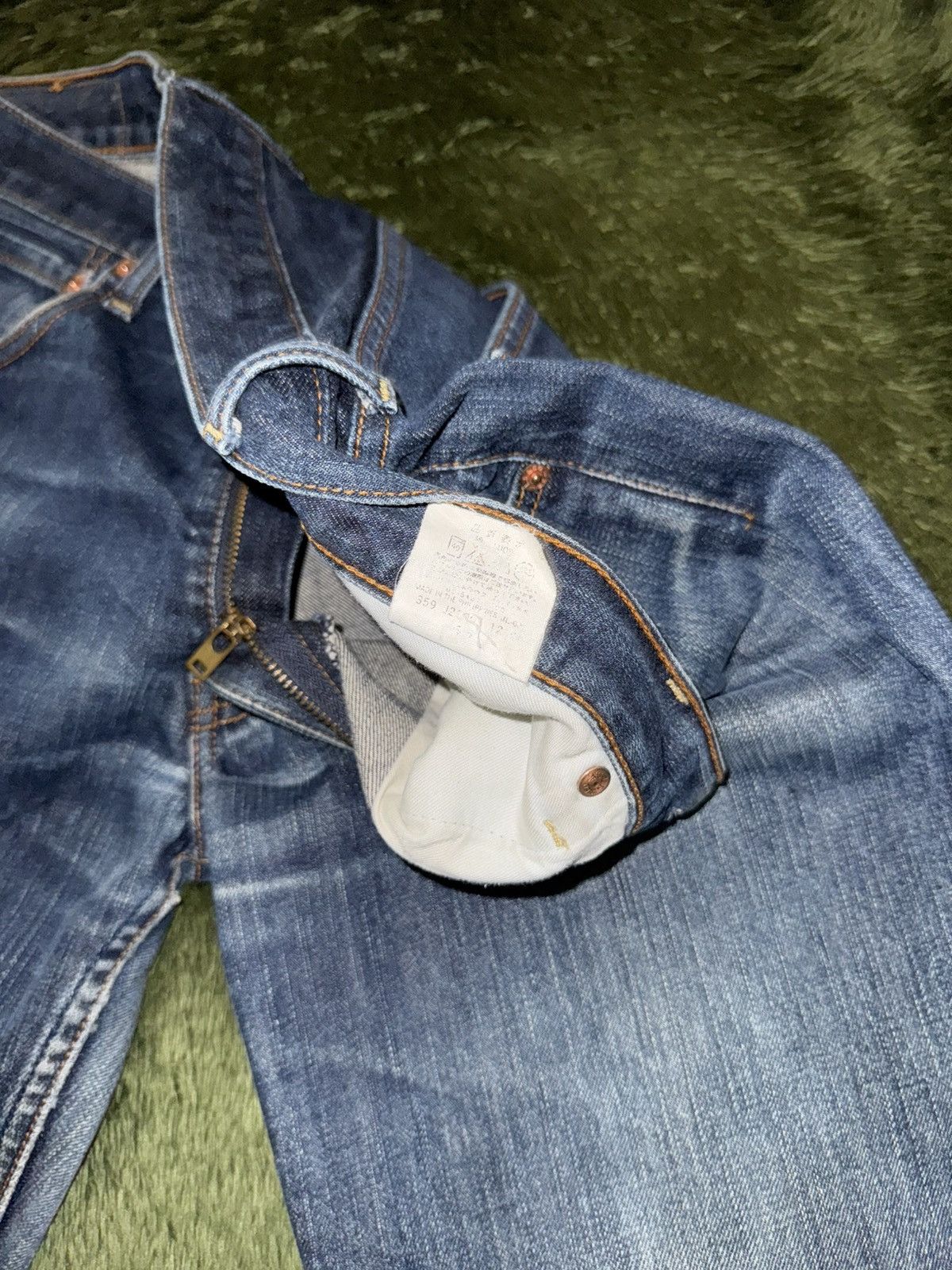 W32/L34] Levi's 503 Japan Vintage Wash Denim Pants – Indigo