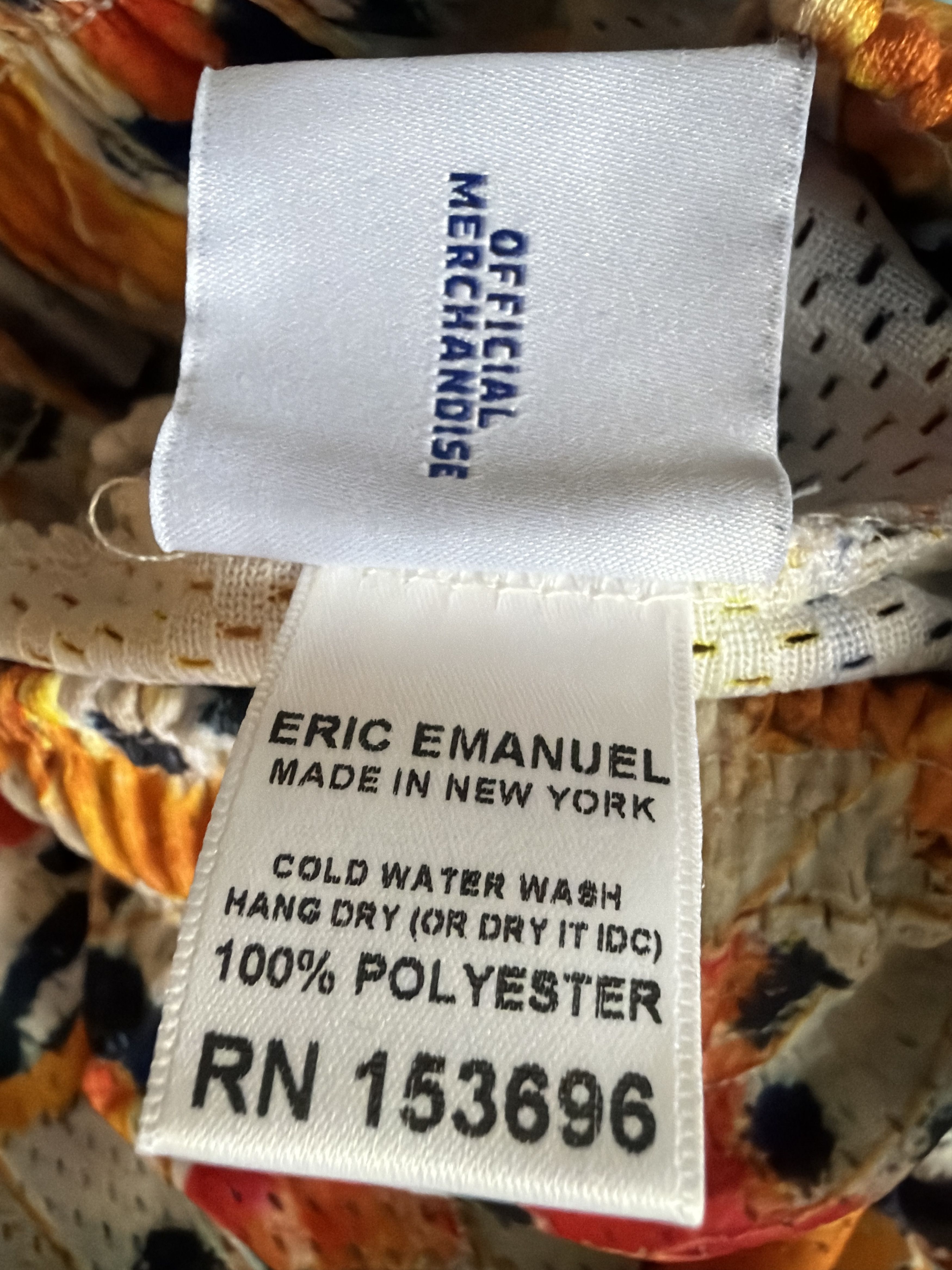 Eric Emanuel Eric Emanuel Orange Butterfly Mesh Shorts Size US 32 / EU 48 - 4 Thumbnail