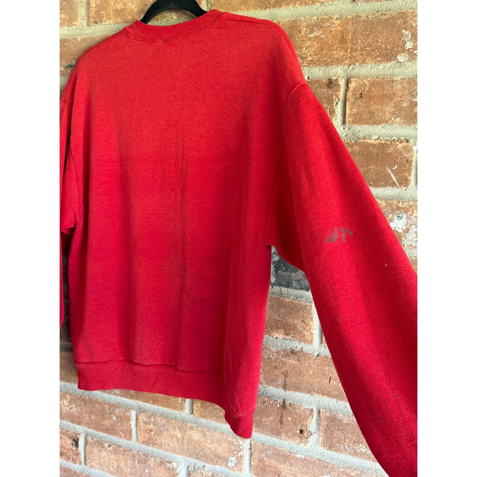 Jerzees Vintage Jerzees Red Blank Crewneck USA Made Large Size US L / EU 52-54 / 3 - 4 Thumbnail