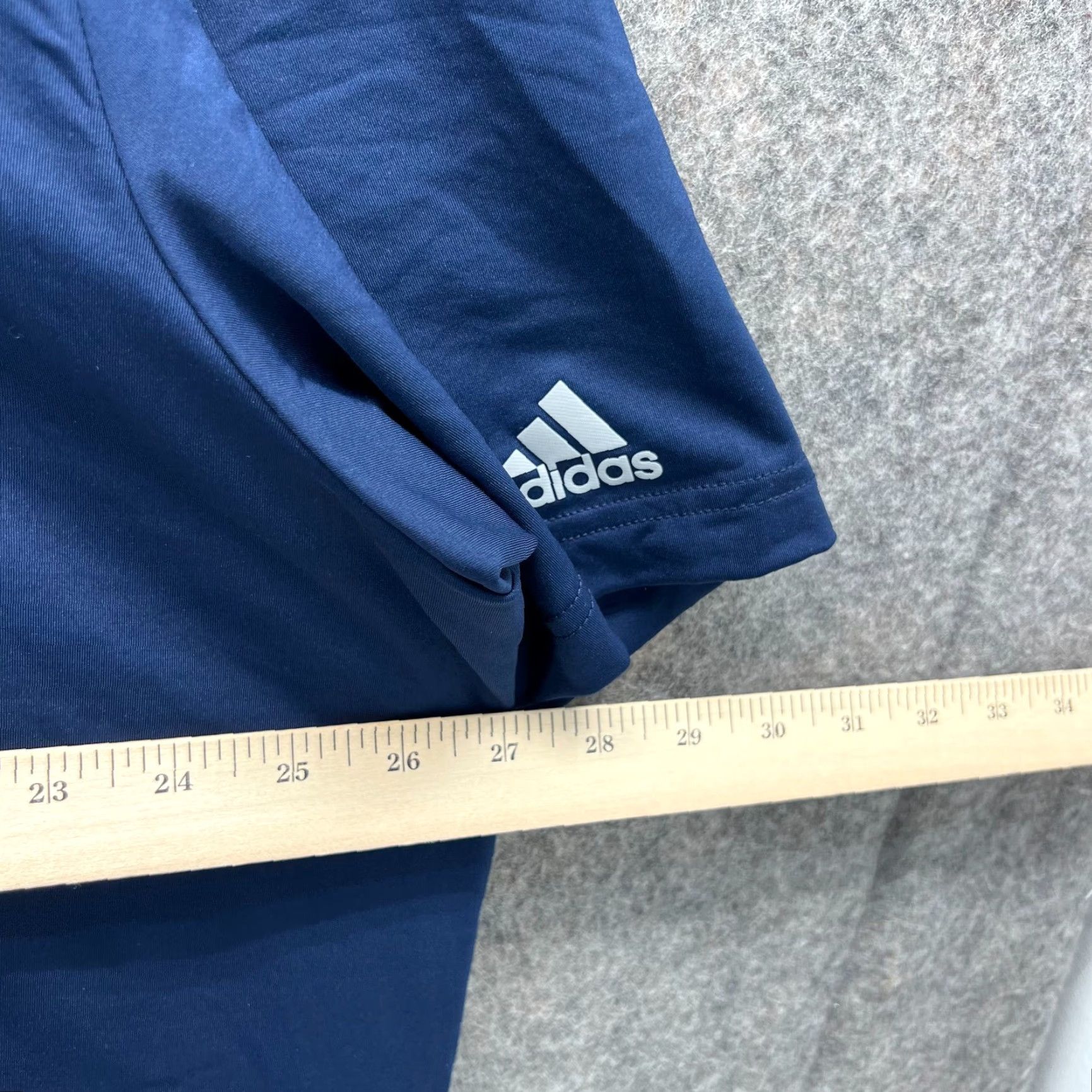 Adidas Adidas Polo Shirt Men 2XL Blue Polo Shirt Polo Shirt Short Sleeve Casual Golf Blue 2XL Mens Size US XXL / EU 58 / 5 - 4 Thumbnail