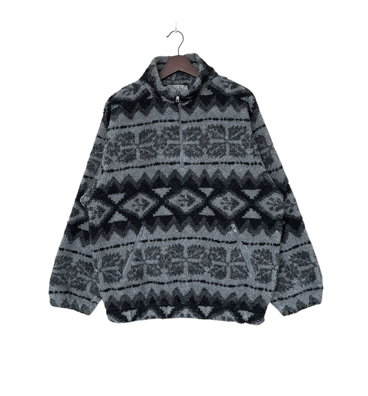 Naval Clothing Factory × Vintage Vintage Brand Flying Circus Navajo Fleece 1990s Size US M / EU 48-50 / 2 - 1 Thumbnail