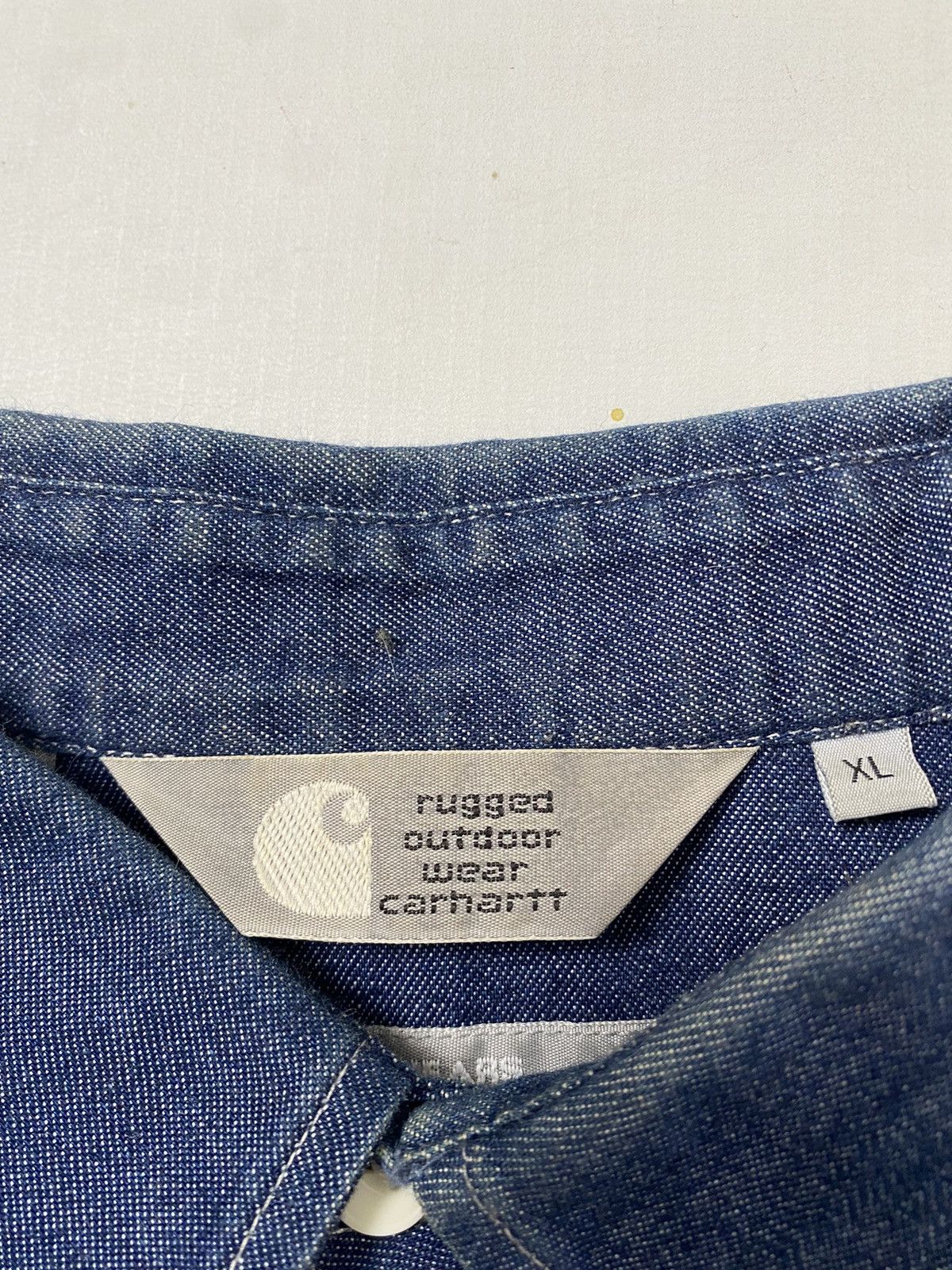 Carhartt Wip Carhartt WIP X Slam Jam shirt size XL used blue denim Size US XL / EU 56 / 4 - 5 Thumbnail