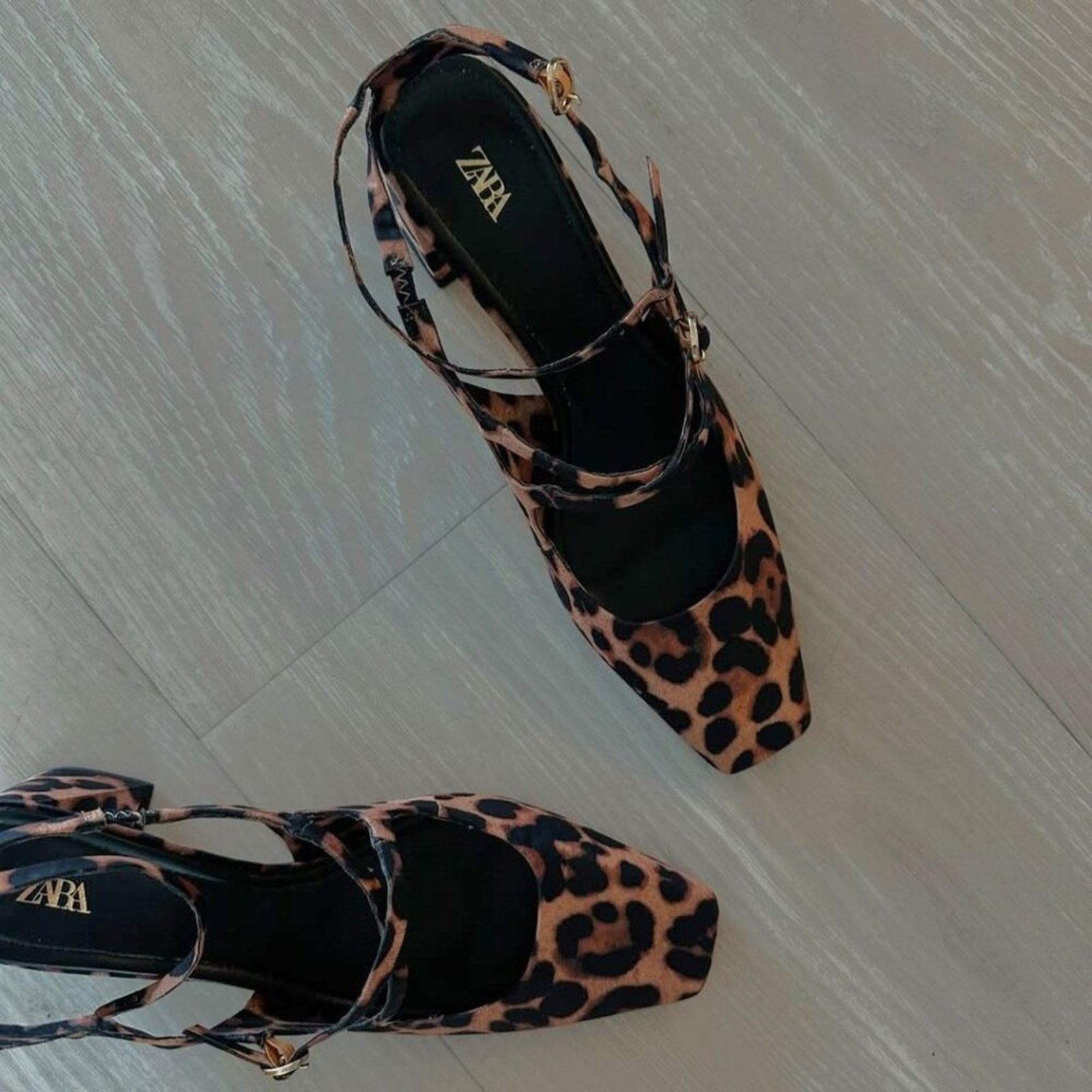 Zara ZARA Block Heel Shoes NWT Size US 8 / IT 38 - 12 Thumbnail