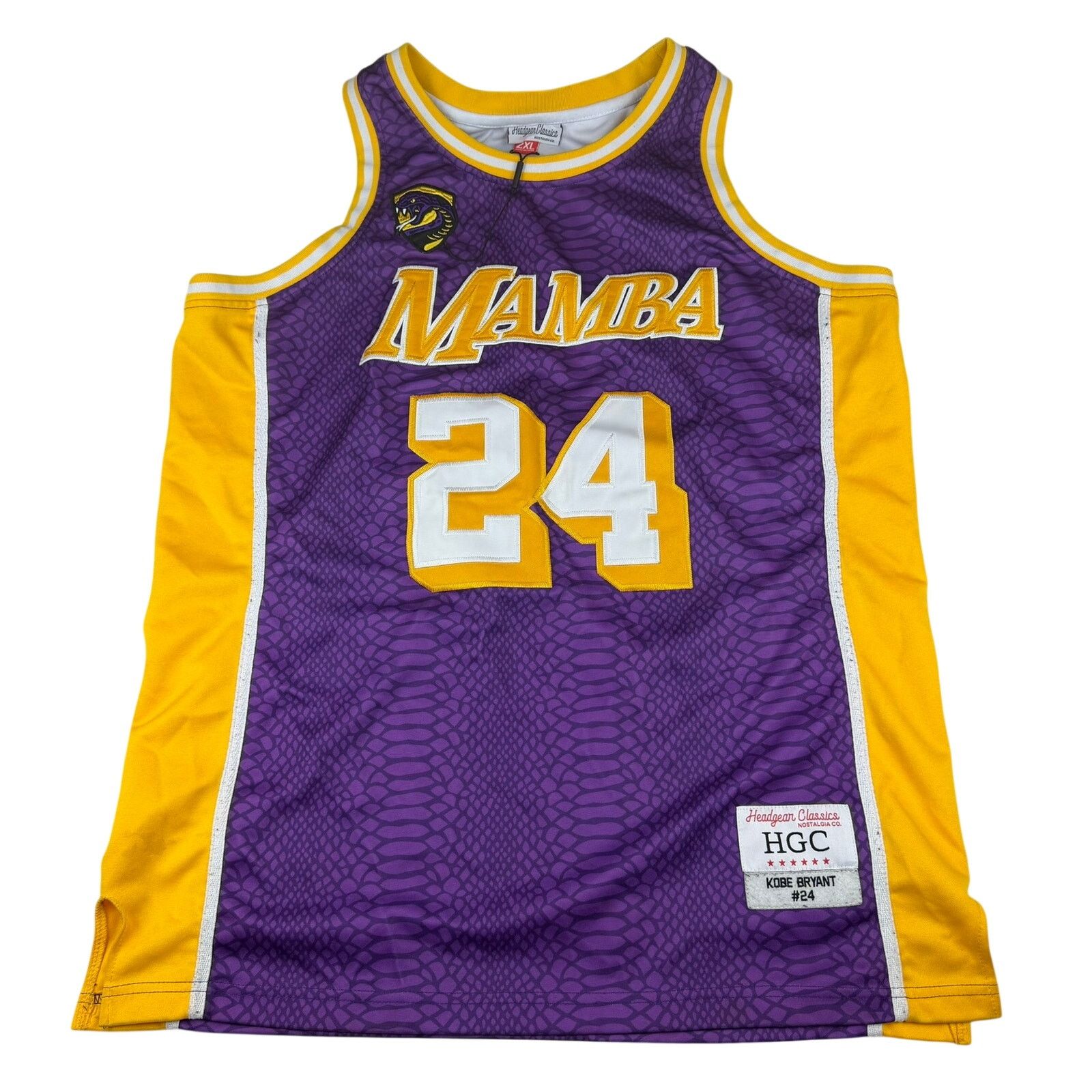 Other Headgear Classics Kobe Bryant Mamba Jersey 2XL Purple Gold Size US XXL / EU 58 / 5 - 1 Thumbnail