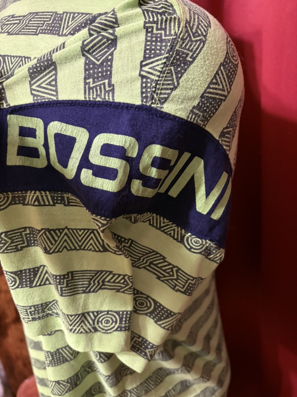 Vintage Vintage Bossini Surf Tshirt 90s Tom Tom All Over print Grail Size US L / EU 52-54 / 3 - 4 Thumbnail