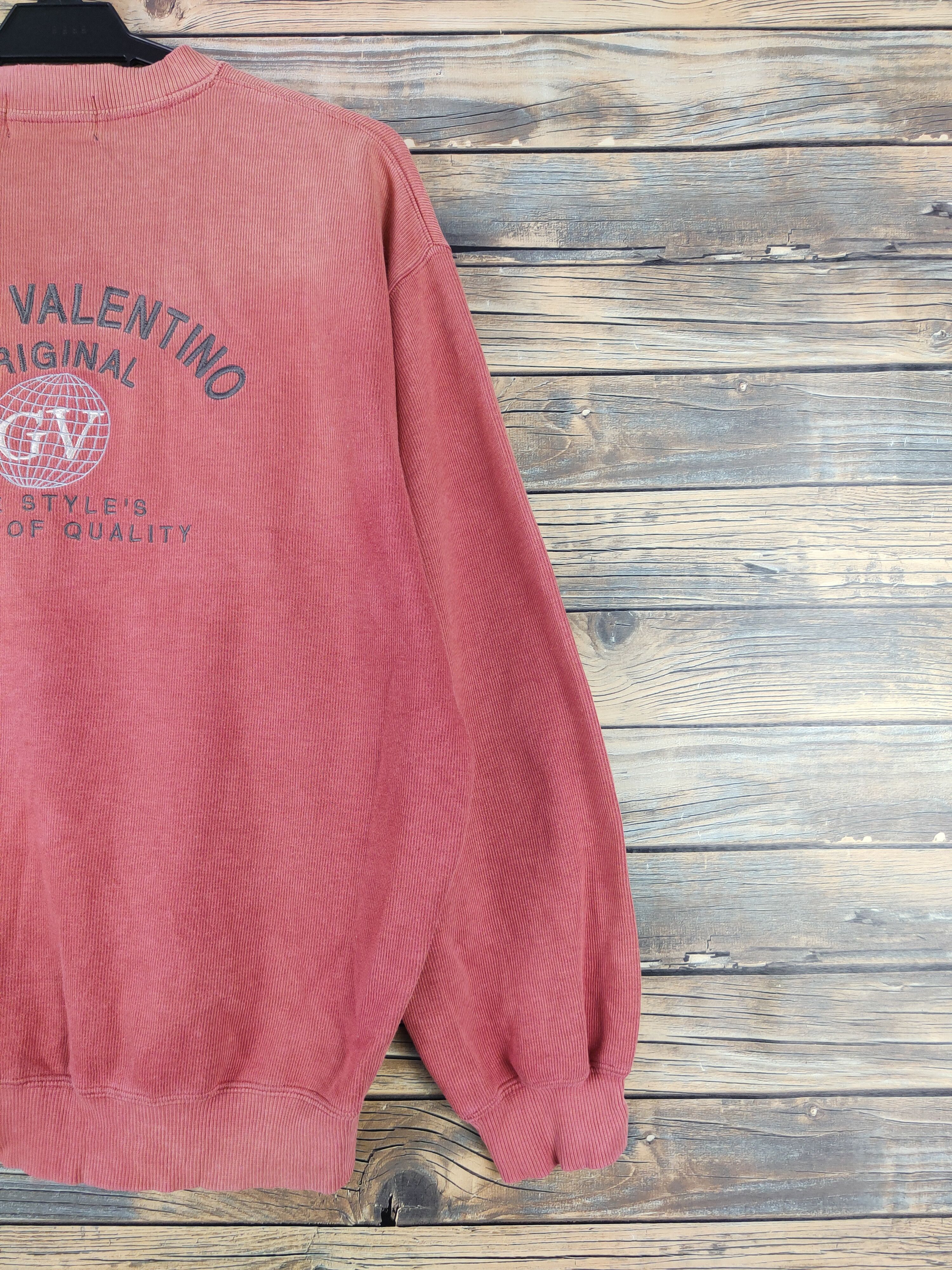 Gianni Valentino Gianni Valentino Red Faded vintage Sweatshirts #W2041 Size US L / EU 52-54 / 3 - 4 Thumbnail