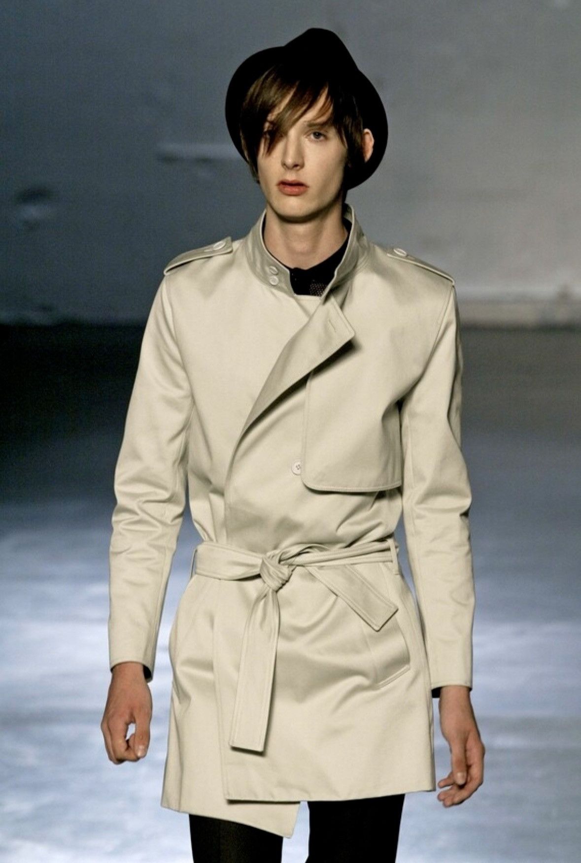 Dior Dior Homme by Hedi Slimane SS2006 runway trench coat Size US S / EU 44-46 / 1 - 3 Thumbnail