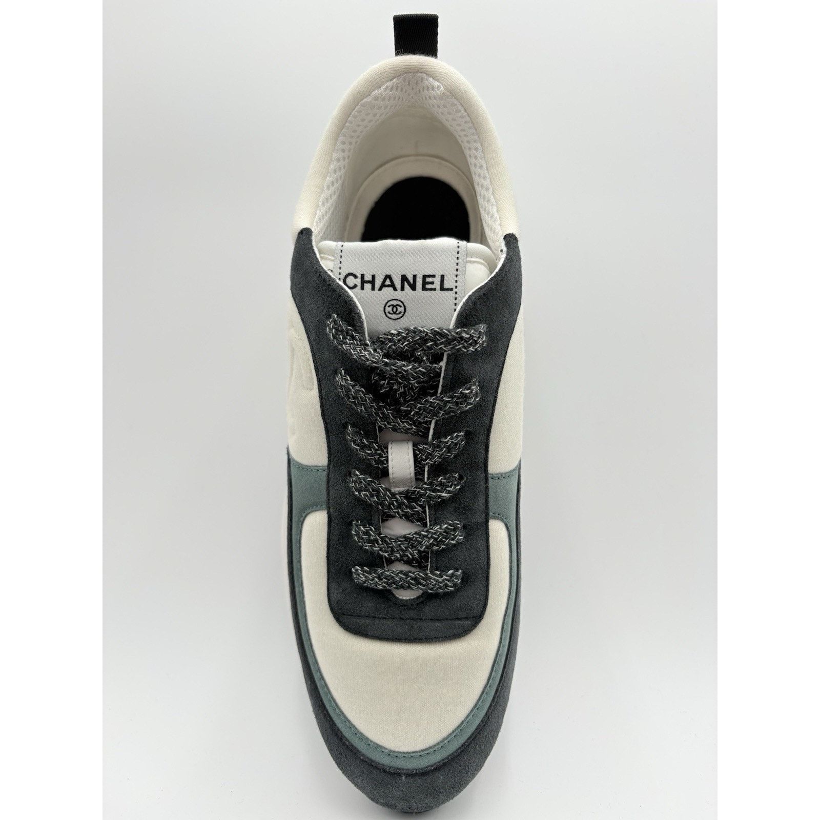 Chanel Chanel Interlocking CC Logo Suede Sneaker ' Green '| WORN 1x Size US 8 / EU 41 - 5 Thumbnail