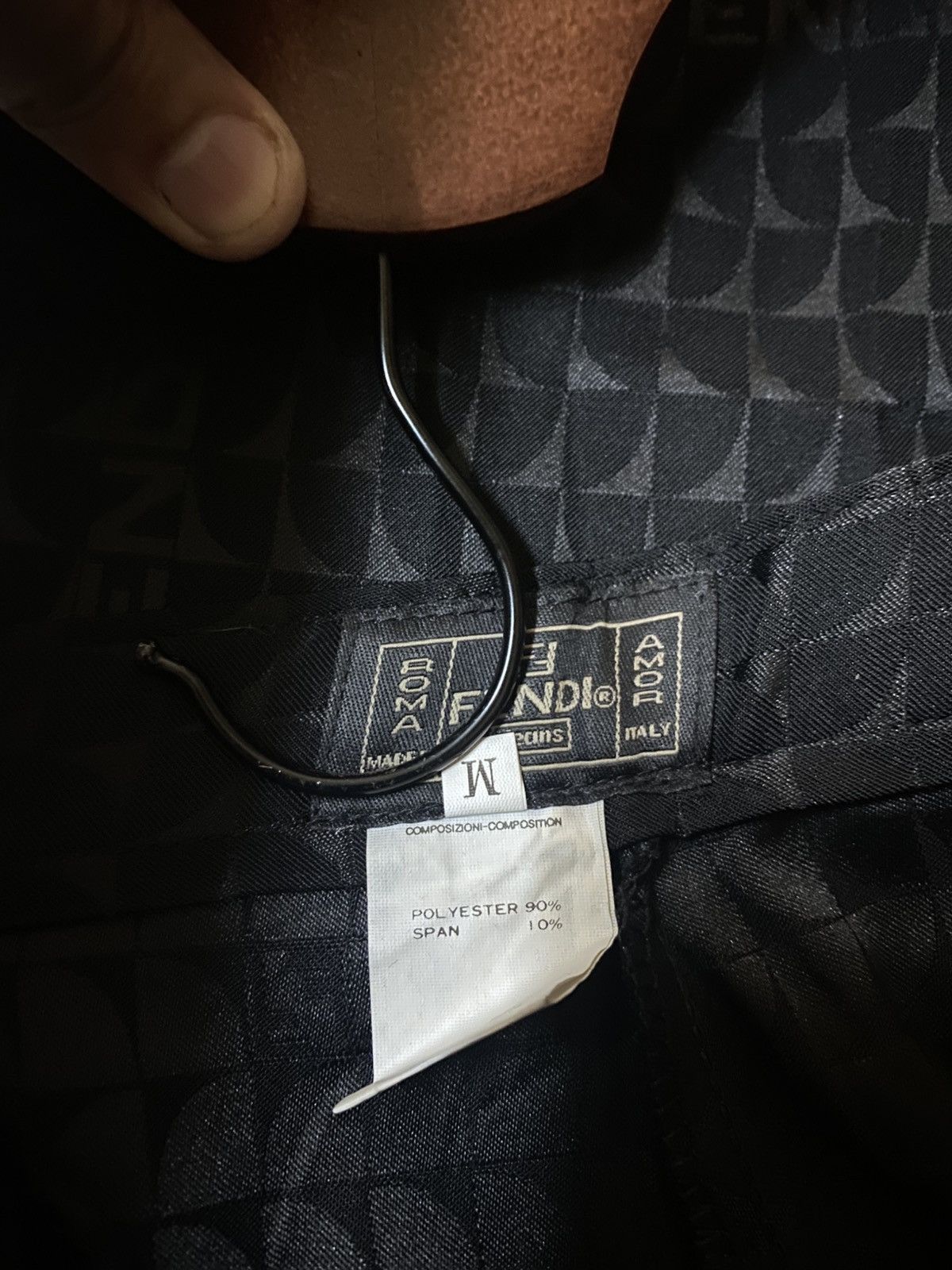 Fendi × Vintage Fendi Fullprint FF Monogram Logo Pants Size 27" / US 4 / IT 40 - 9 Thumbnail