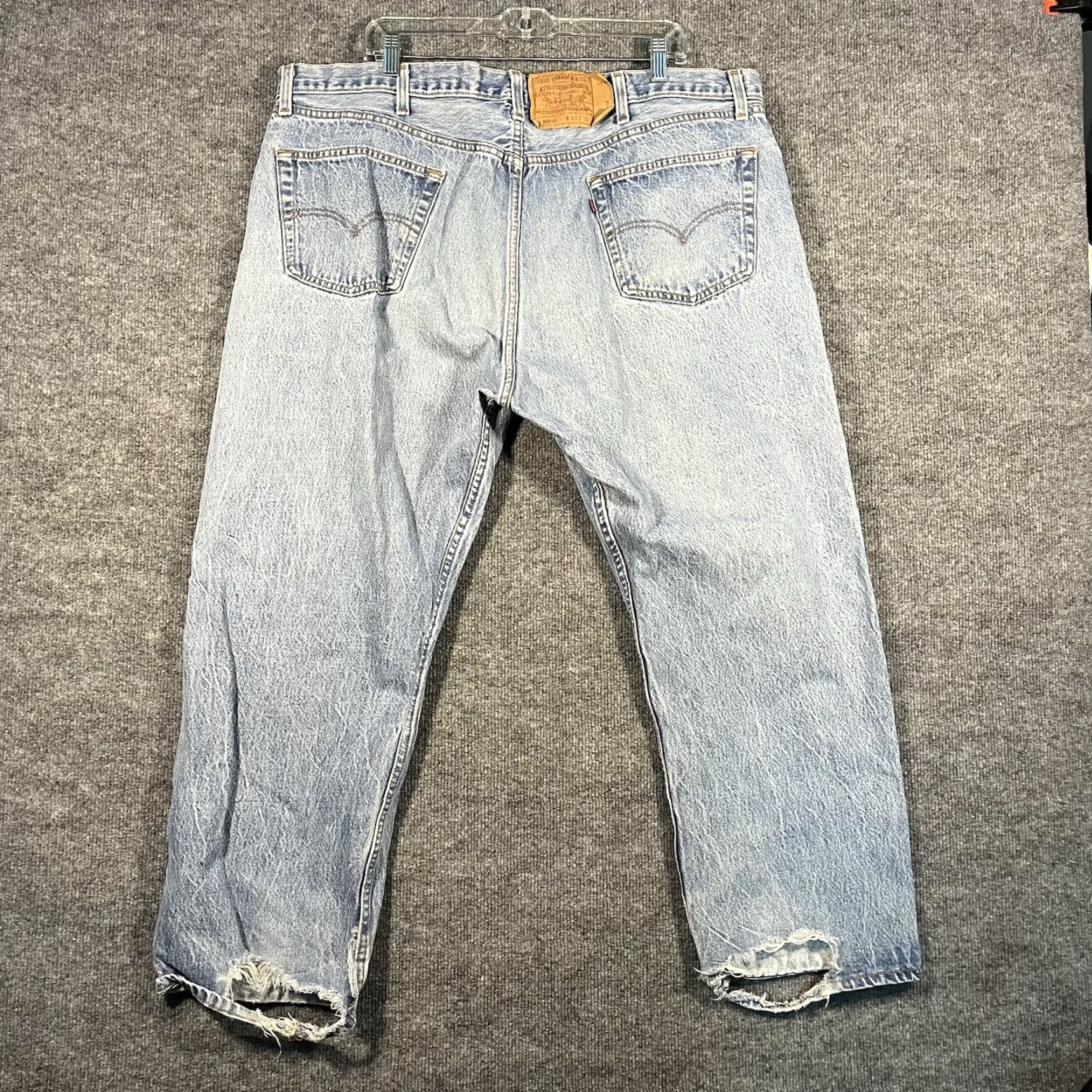 Levi's VINTAGE Levi's 501xx Jeans 501 Denim 40x26 Light Wash 90s USA Americana Denim Jeans Regular Mens 5-Pocket Button Closure Size US 40 / EU 56 - 2 Thumbnail