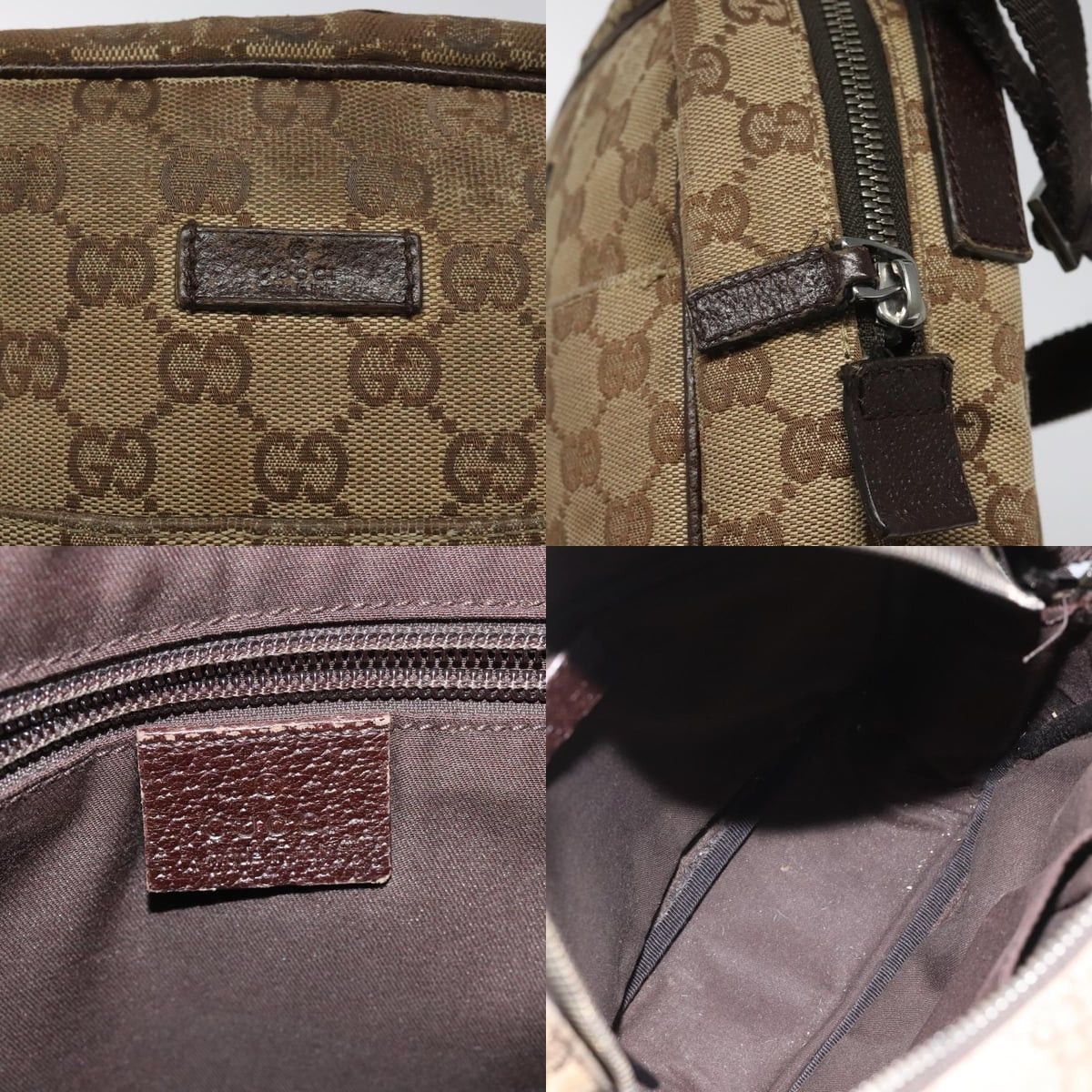 Gucci GUCCI GG Canvas Shoulder Bag Beige Size ONE SIZE - 11 Thumbnail
