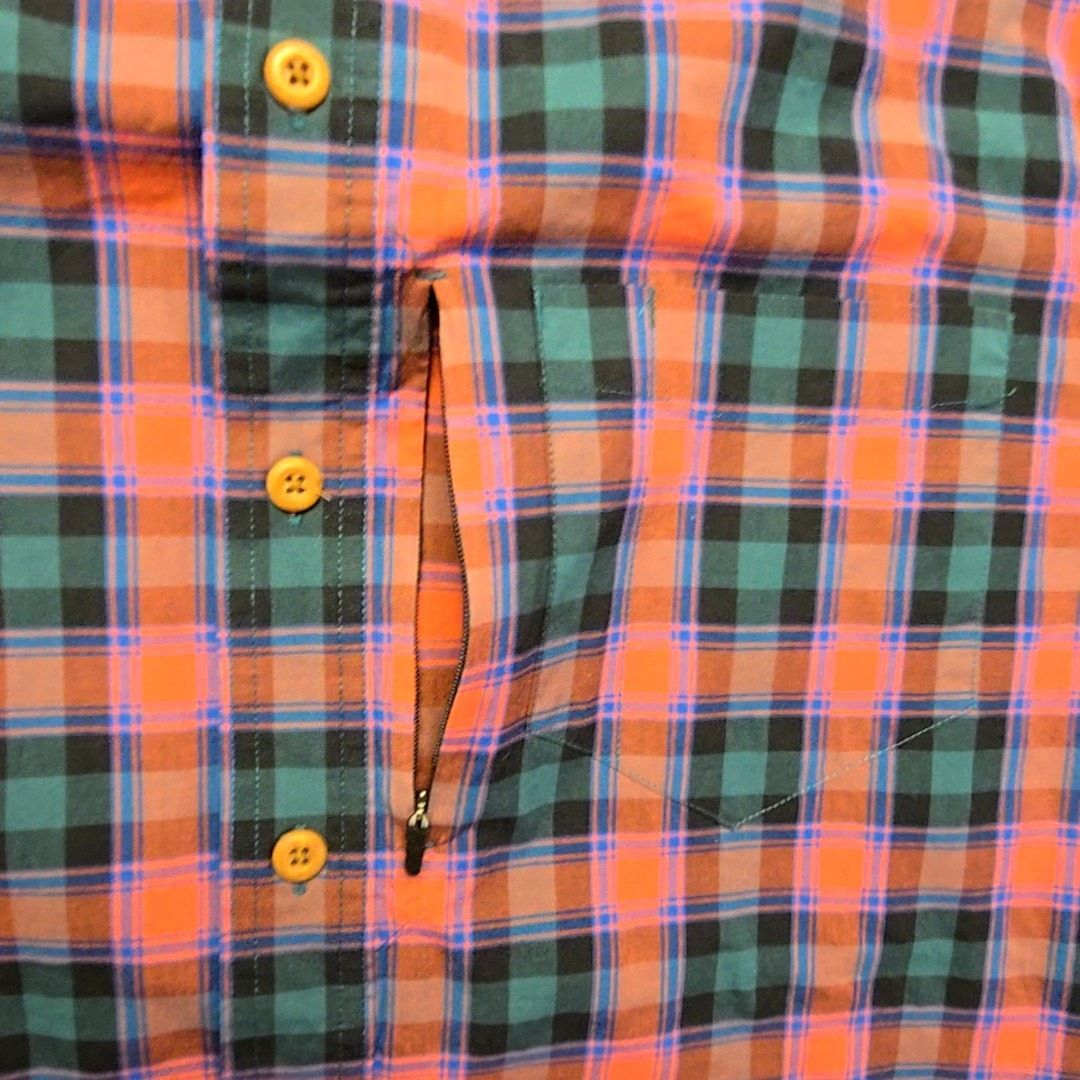 Duluth Trading Company Duluth Untucked Trading Plaid Shirt Relaxed Fit Red XL Size US XL / EU 56 / 4 - 6 Thumbnail