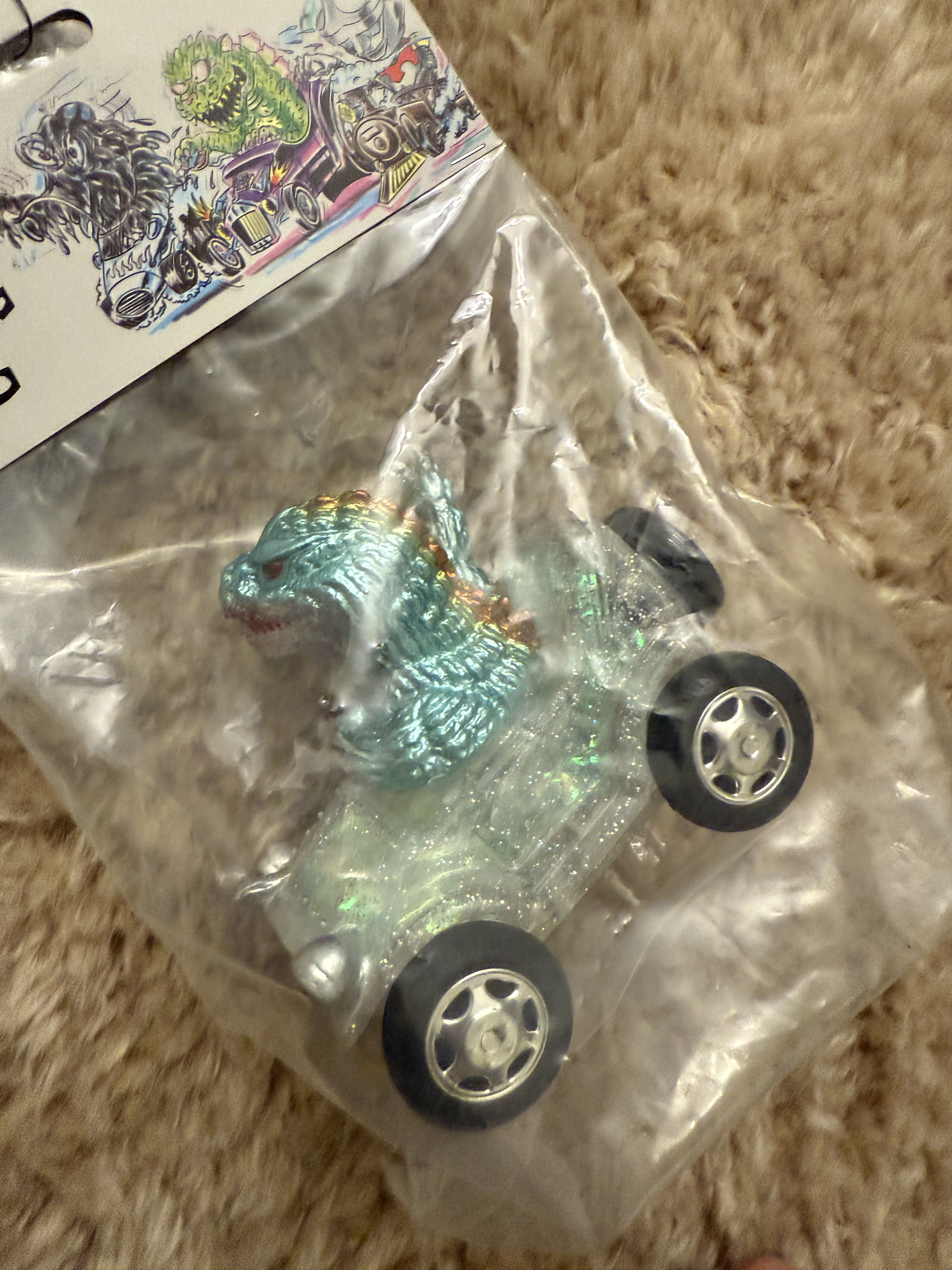Brain Dead Godzilla Sarujirushi Wacky Monster Racing Sofubi Size ONE SIZE - 6 Thumbnail