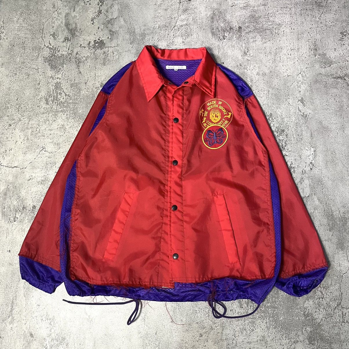 Needles Rebuild by Needles Covered Coach Jacket Assorted - Red Size US M / EU 48-50 / 2 - 1 Thumbnail