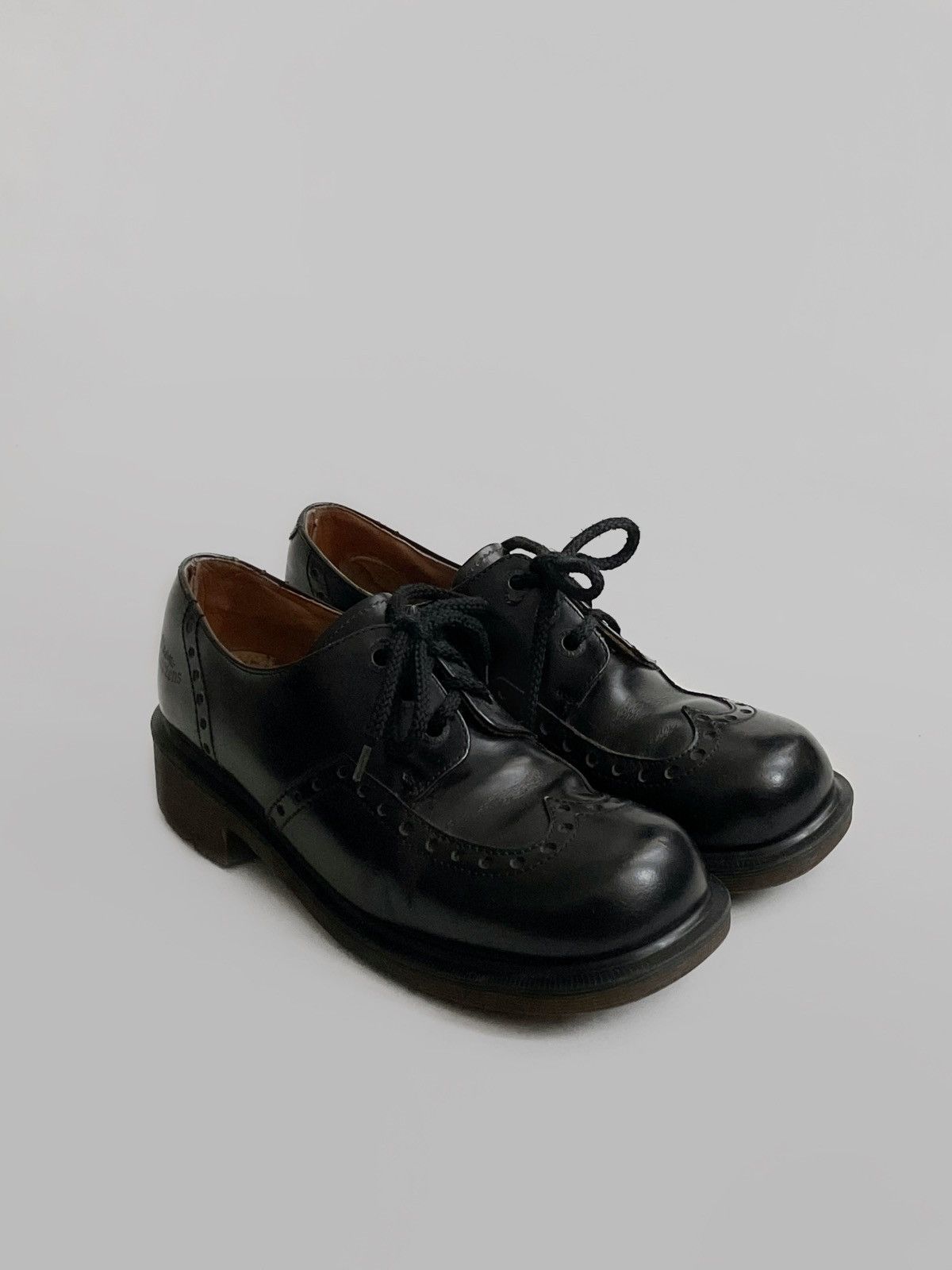 Dr. Martens × Vintage Vintage Dr.Martens brogue platforms leather shoes England Size US 9 / IT 39 - 1 Thumbnail