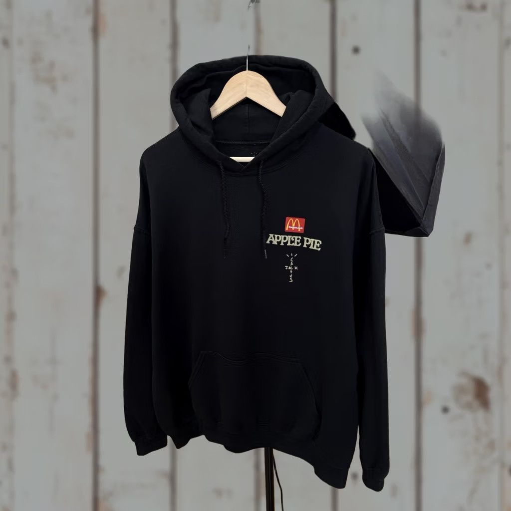 Travis Scott Travis Scott x McDonald's Apple Pie Hoodie Black Size