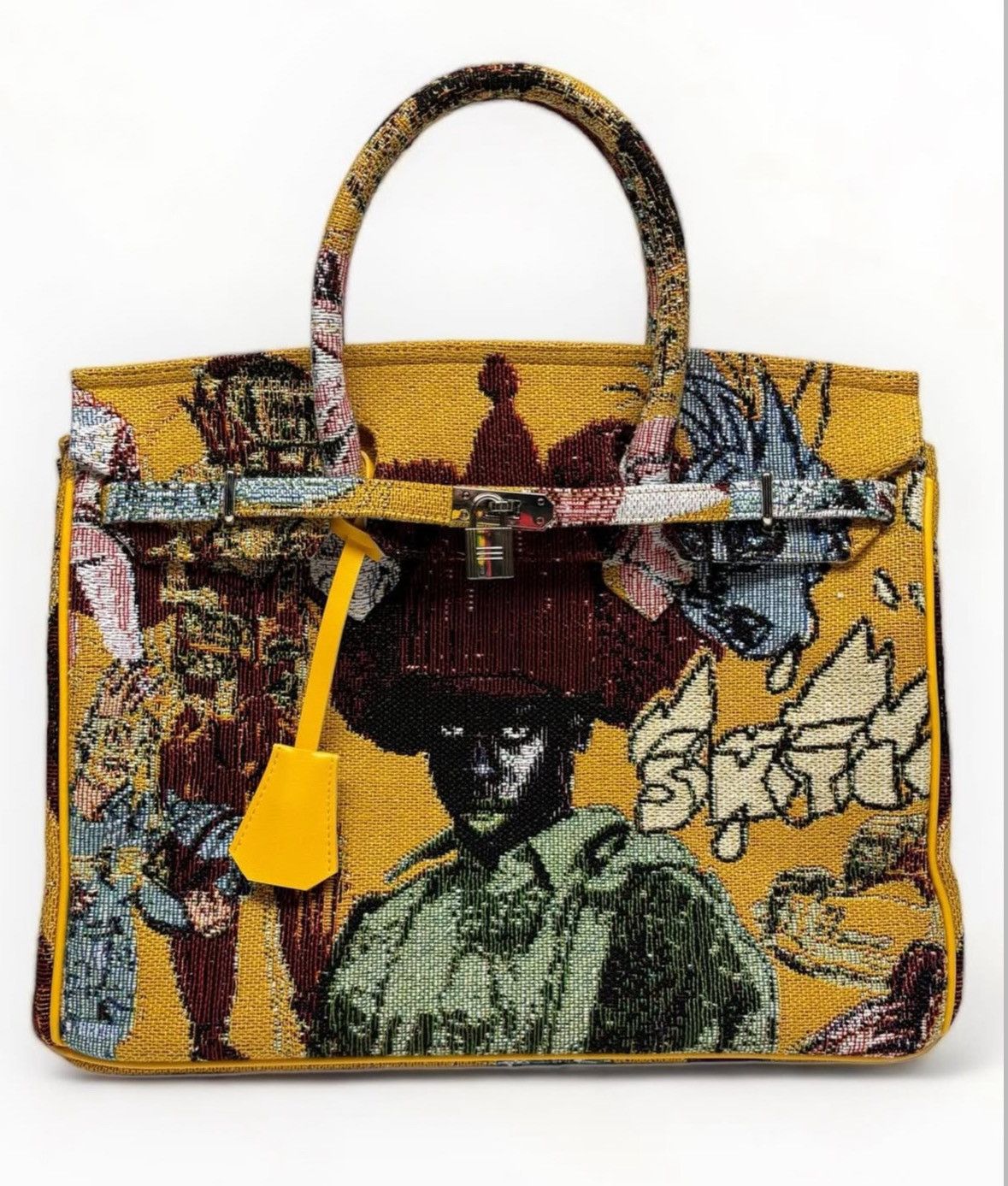 SKYCO STUDIOS TAPESTRY BIRKIN BAG