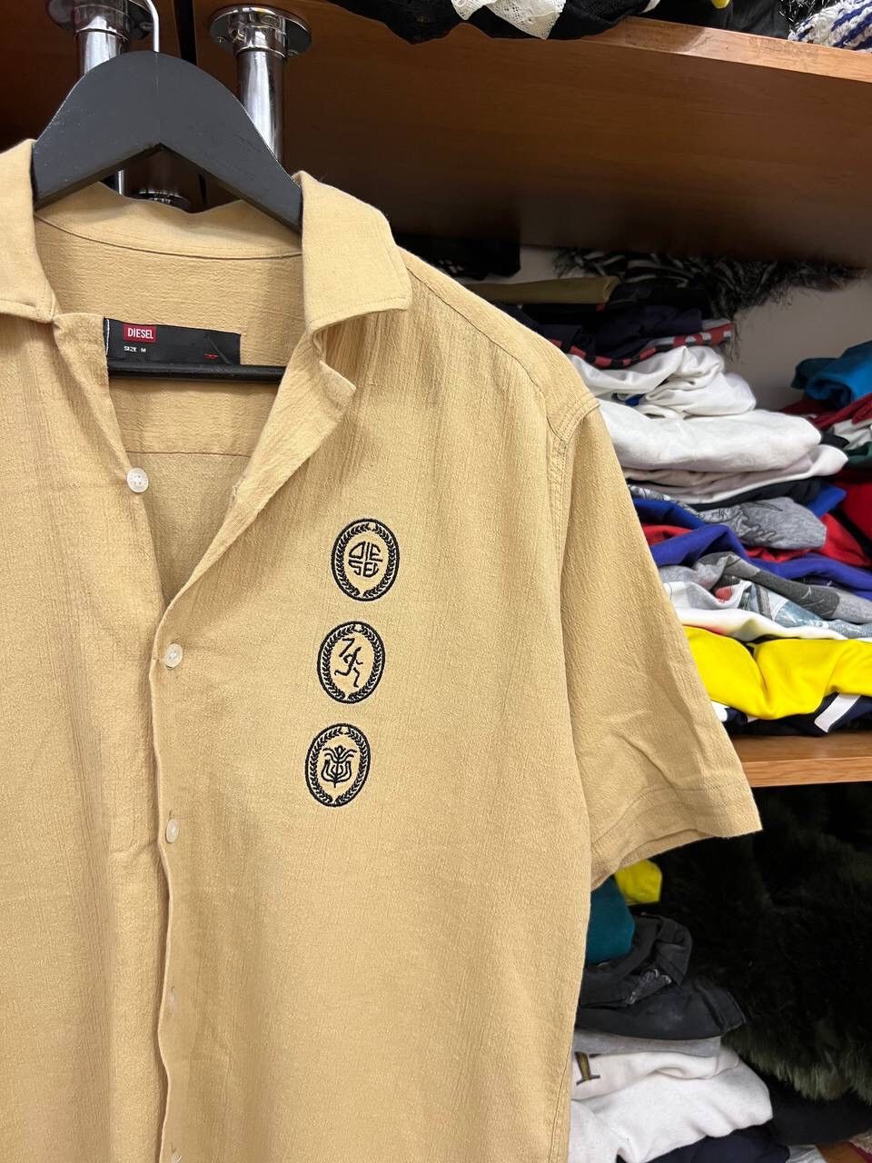 Diesel Diesel Avant Garde Y2K Button Up Shirt Logo Rare Size US M / EU 48-50 / 2 - 3 Thumbnail
