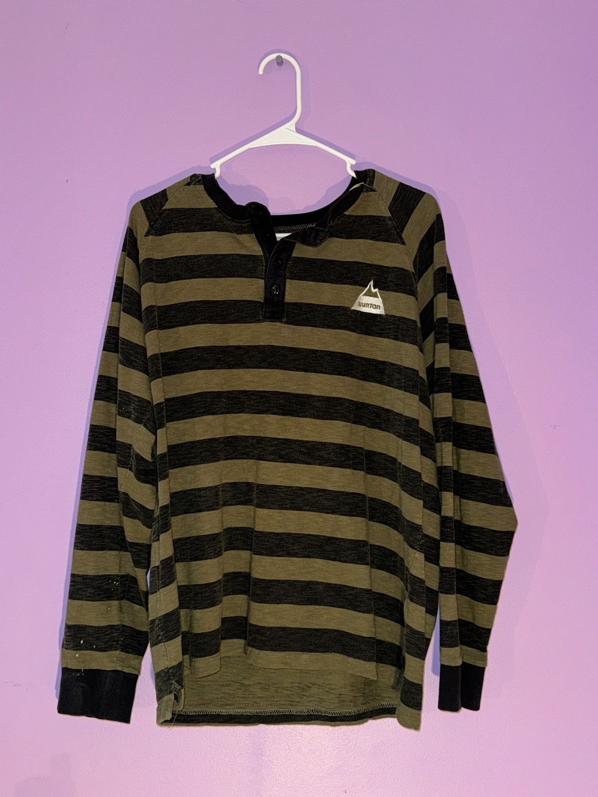 Burton Vintage Burton Quarter Button Long Sleeve Size US L / EU 52-54 / 3 - 1 Thumbnail