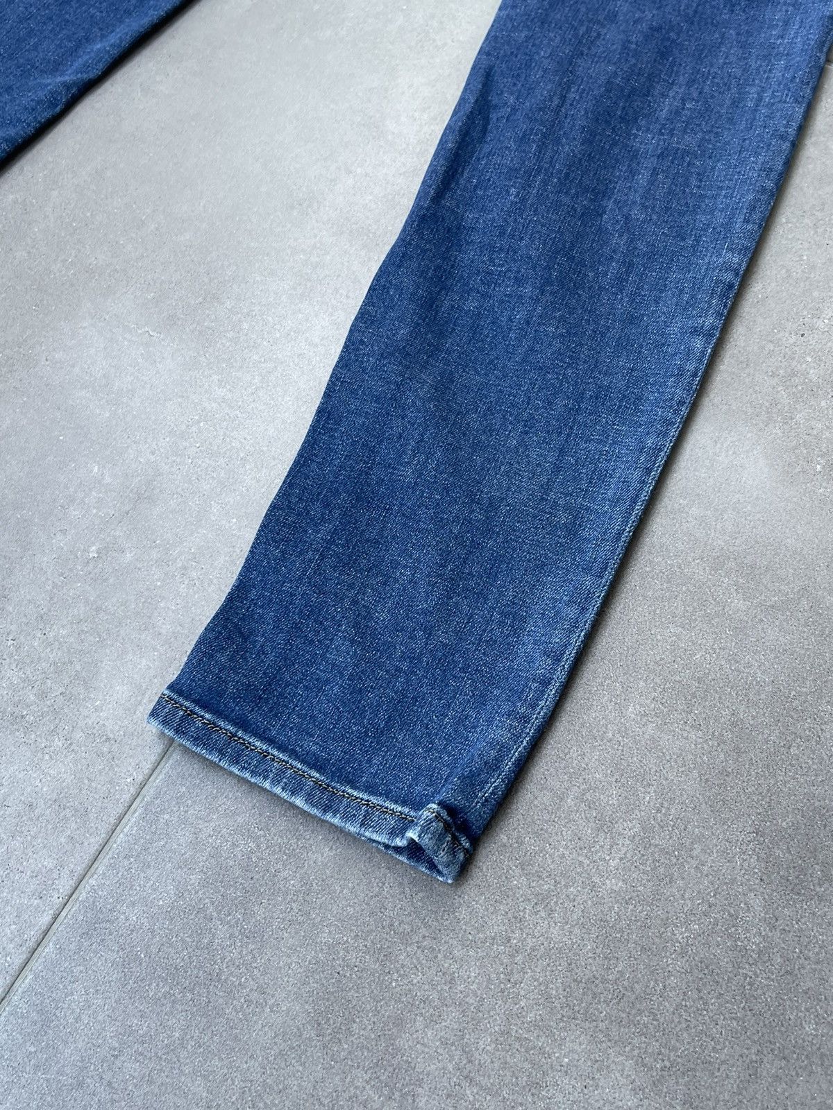 Diesel Diesel SLEENKER Distressed Multi Indigo Denim Pants Size US 31 - 16 Thumbnail