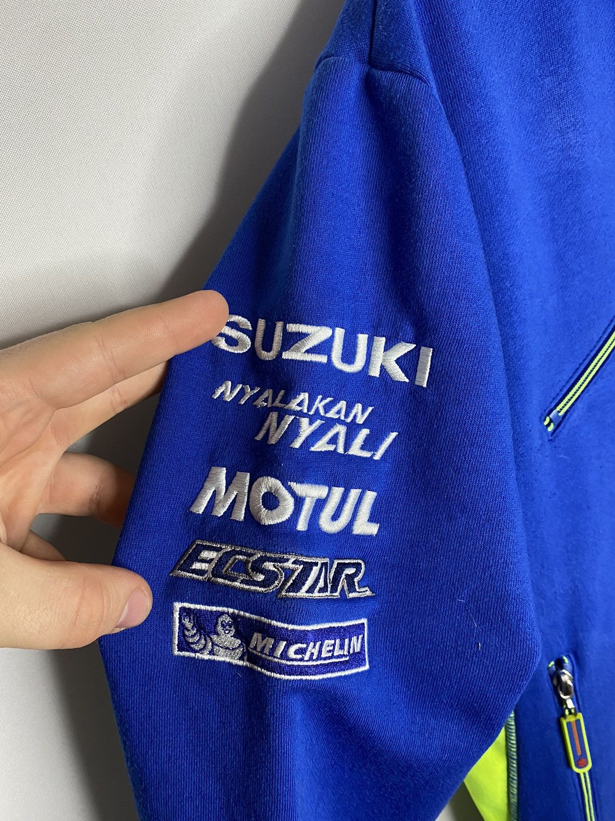 Vintage 🏎️Vintage Suzuki Motorcycle F1 Racing Team Full Zip Hoodie🏎️ Size US XS / EU 42 / 0 - 10 Thumbnail