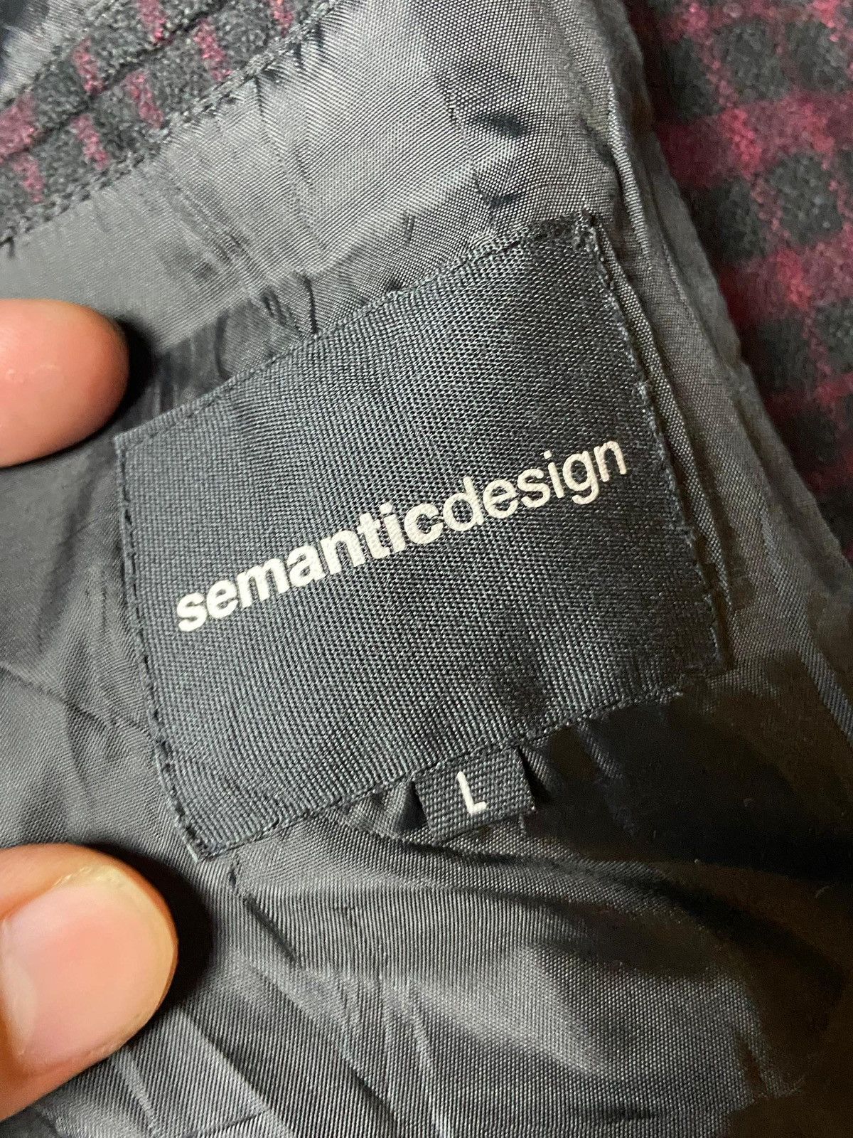 semanticdesign Semantic Design Double Breasted Checkered Jacket (151) Size US L / EU 52-54 / 3 - 7 Thumbnail