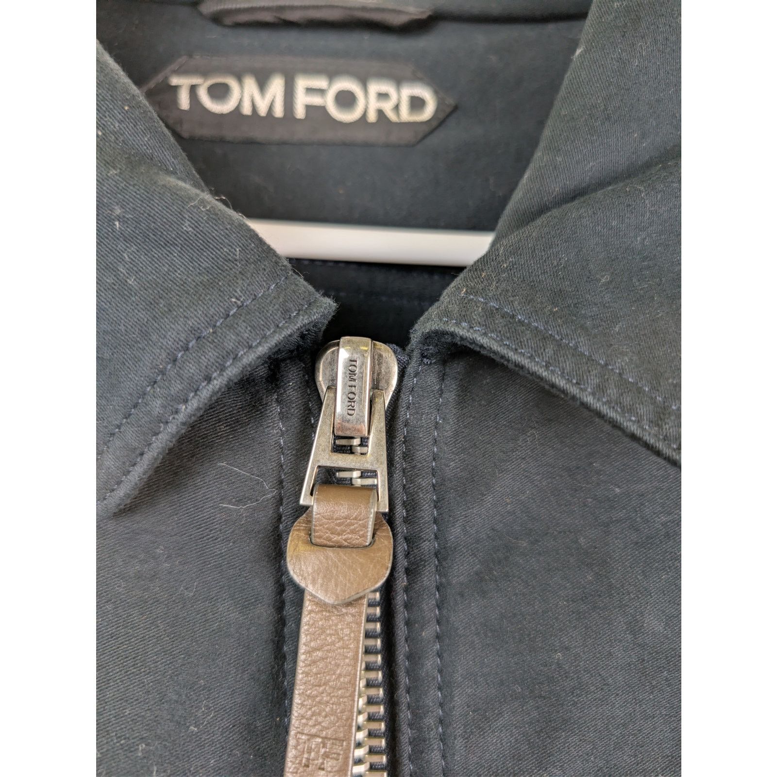 Tom Ford o1rshd1 CC20 Zip-up Jacket in Navy Blue Size US M / EU 48-50 / 2 - 8 Thumbnail