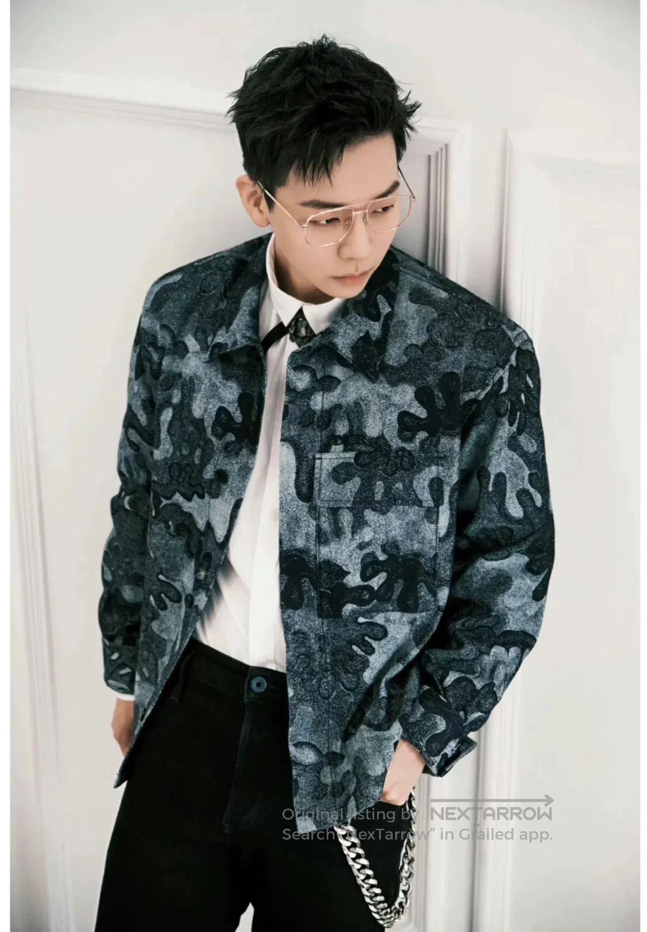 Peter Do Dior x Peter Doig Camouflage Denim Jacket. Size US XS / EU 42 / 0 - 1 Thumbnail