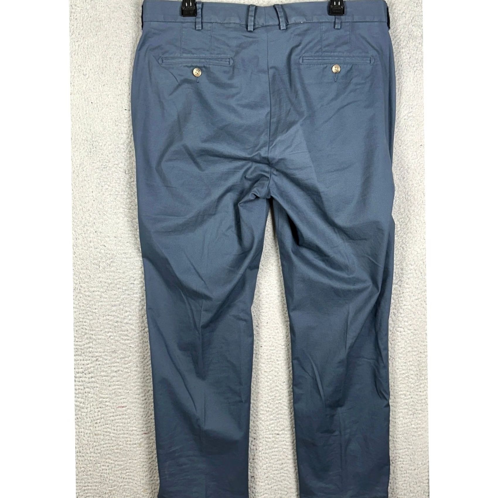 Peter Millar Peter Millar Pima Cotton Blend Pants Mens 36 Navy Blue Golf Khakis Chino Stretch Size US 34 / EU 50 - 2 Thumbnail