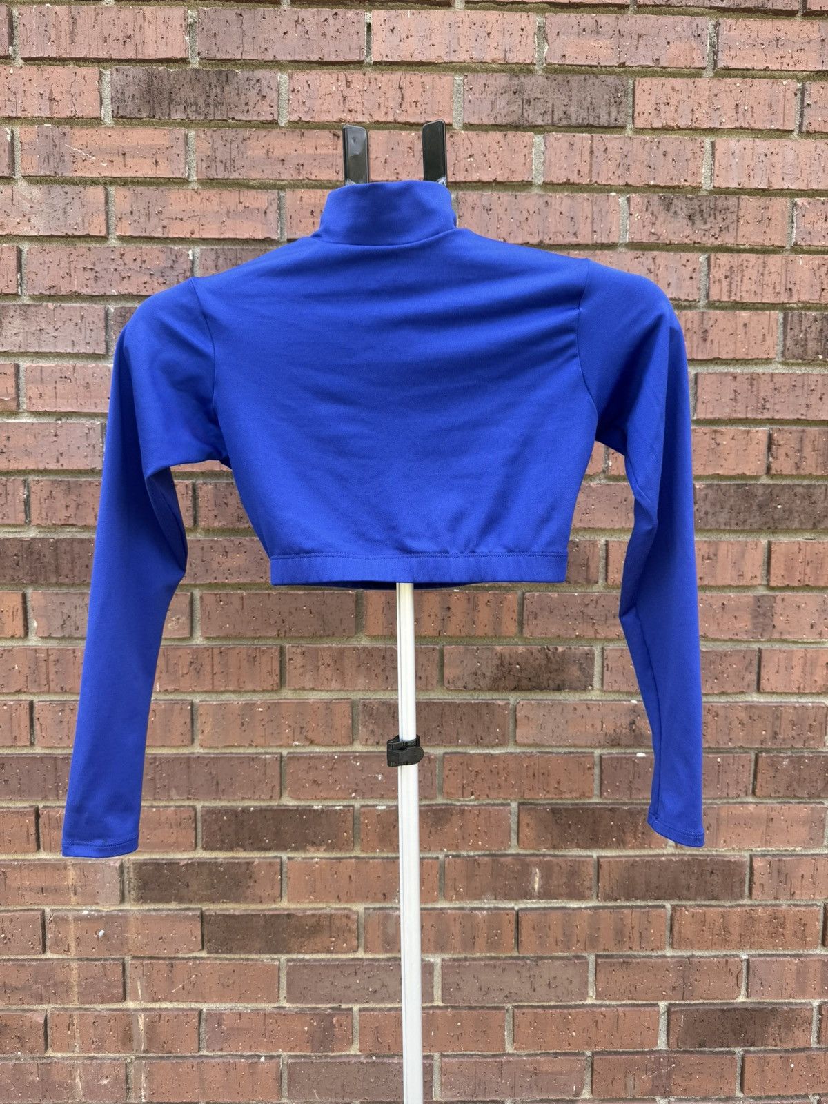 Other Varsity Spirit Stretch Mock Neck Midriff Blue Top Cheer Size S / US 4 / IT 40 - 1 Thumbnail