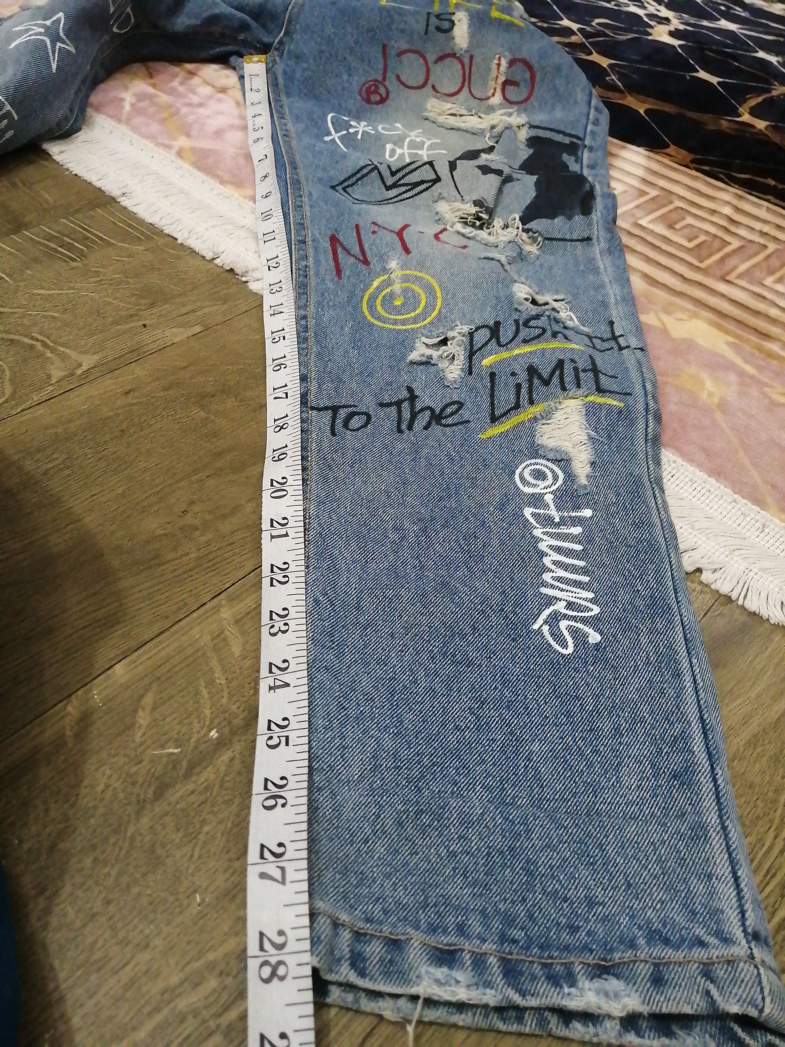 Other GALLIS ADDICTION GARMENTS DISTRESSED DENIM Size US 36 / EU 52 - 11 Thumbnail