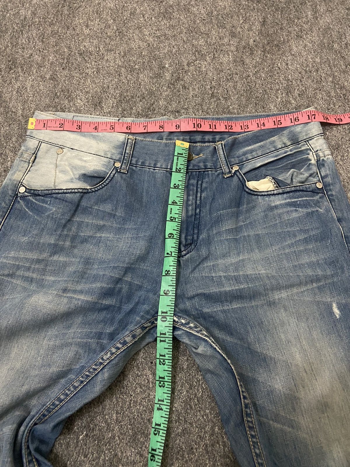 Levi's Vintage Clothing Levi’s denim pants 522 desetresed vintage Size US 34 / EU 50 - 16 Thumbnail